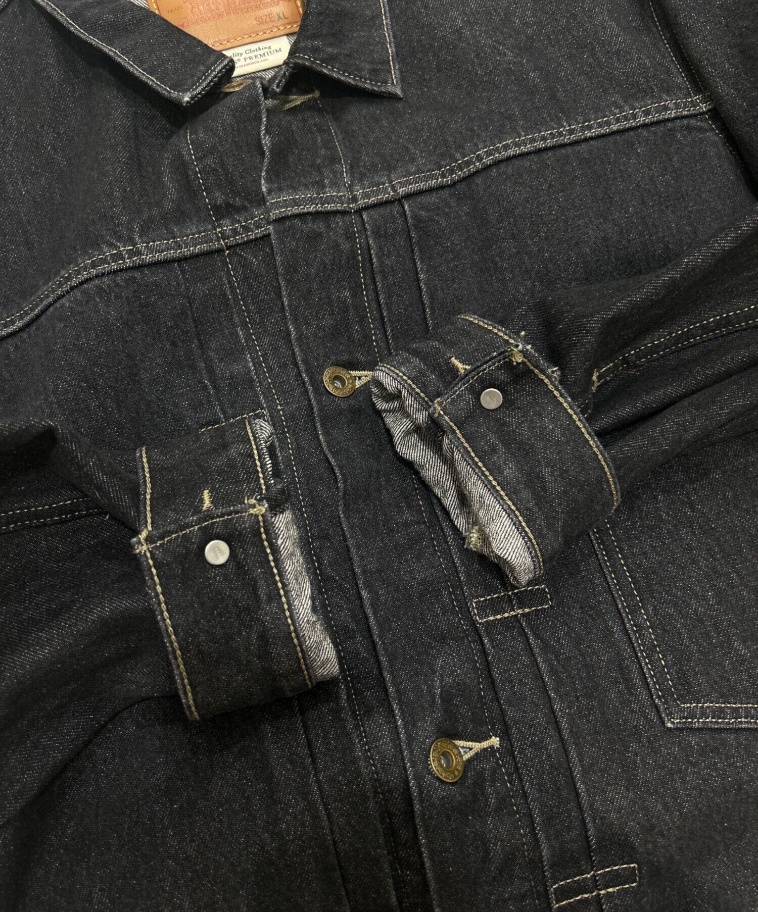 中古・古着通販】LEVI'S (リーバイス) PREMIUM BLACK TYPE I TRUCKER