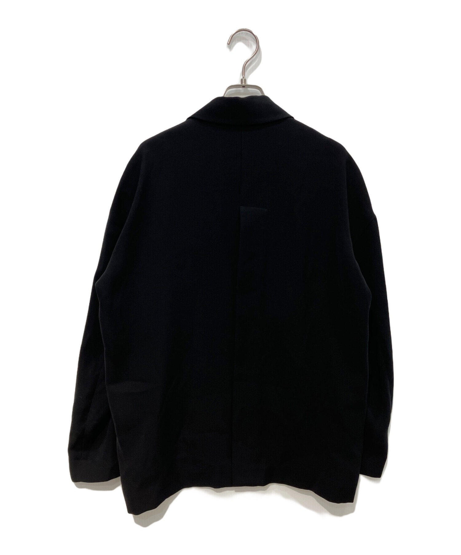 中古・古着通販】ENFOLD (エンフォルド) THICKEN BOX-JACKET ブラック