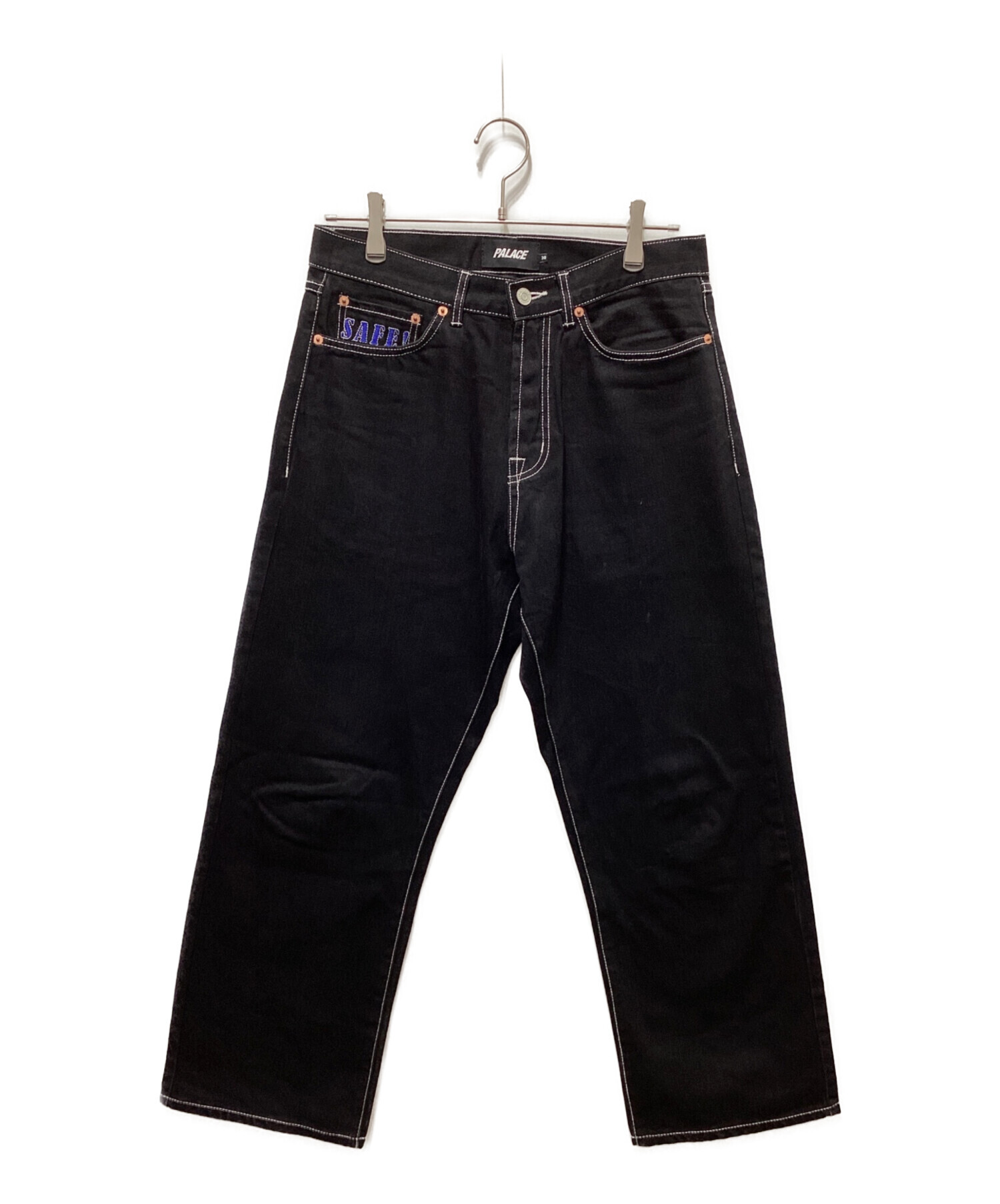 中古・古着通販】PALACE (パレス) BAGGIES JEAN ブラック サイズ:71cm