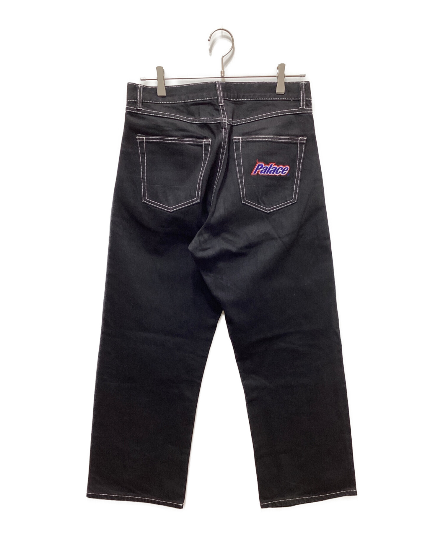 中古・古着通販】PALACE (パレス) BAGGIES JEAN ブラック サイズ:71cm