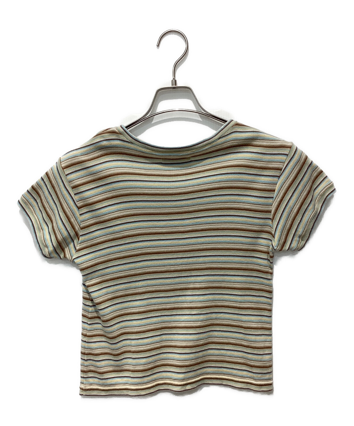中古・古着通販】FUMIKA UCHIDA (フミカウチダ) MULTICOLOR STRIPE T 