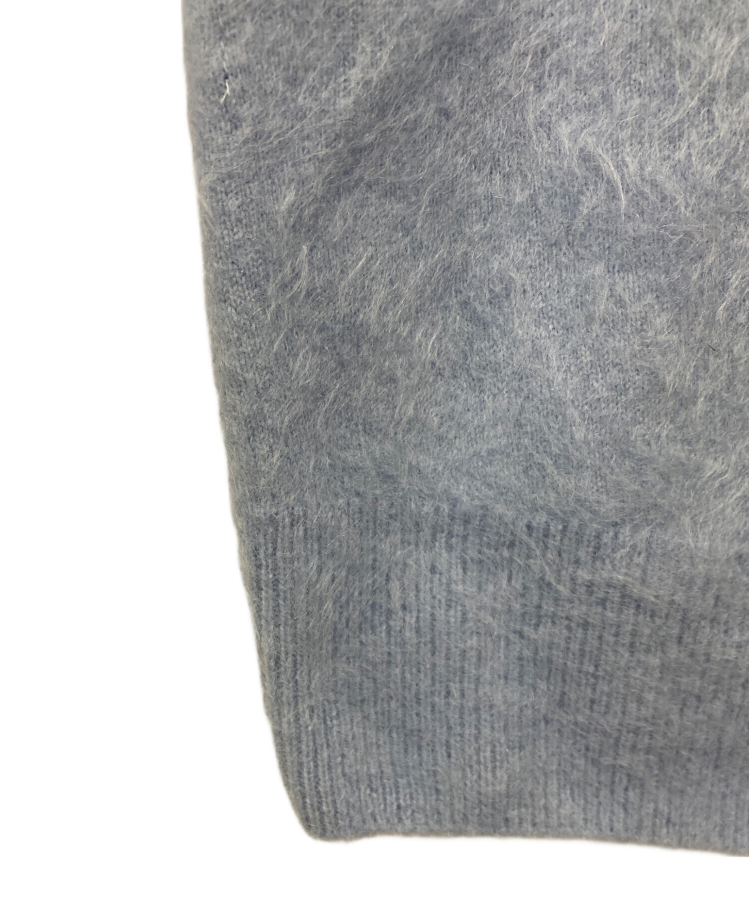 ATON エイトン カシミヤクルーネックセーター ニット ブルー サイズ2