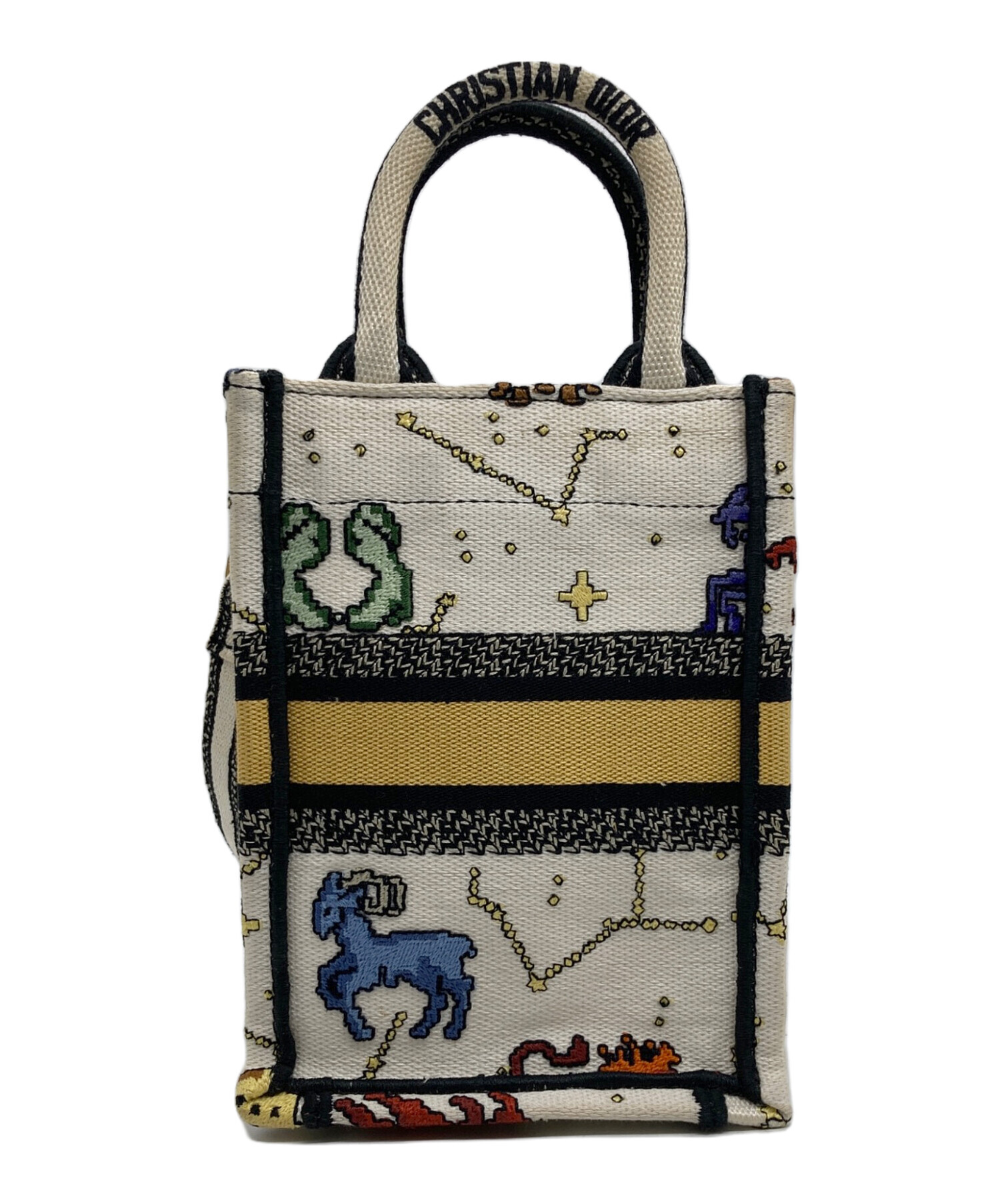 【中古】ChristianDior ブックトートミニフォンバッグ 50-MA-0292　クリスチャンディオール[17][240017754485] ChristianDior ブックトートミニフォンバッグ 50-MA-0292 クリスチャン