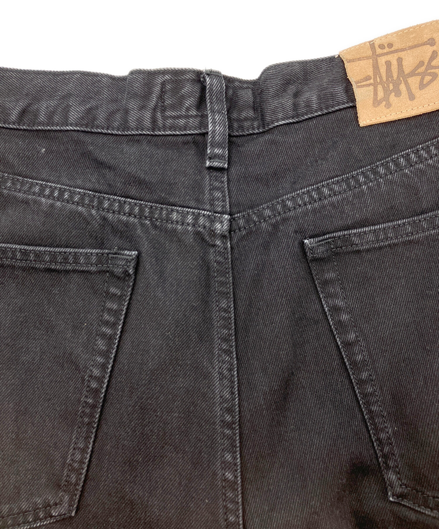 中古・古着通販】stussy (ステューシー) RELAXED JEAN DENIM ブラック