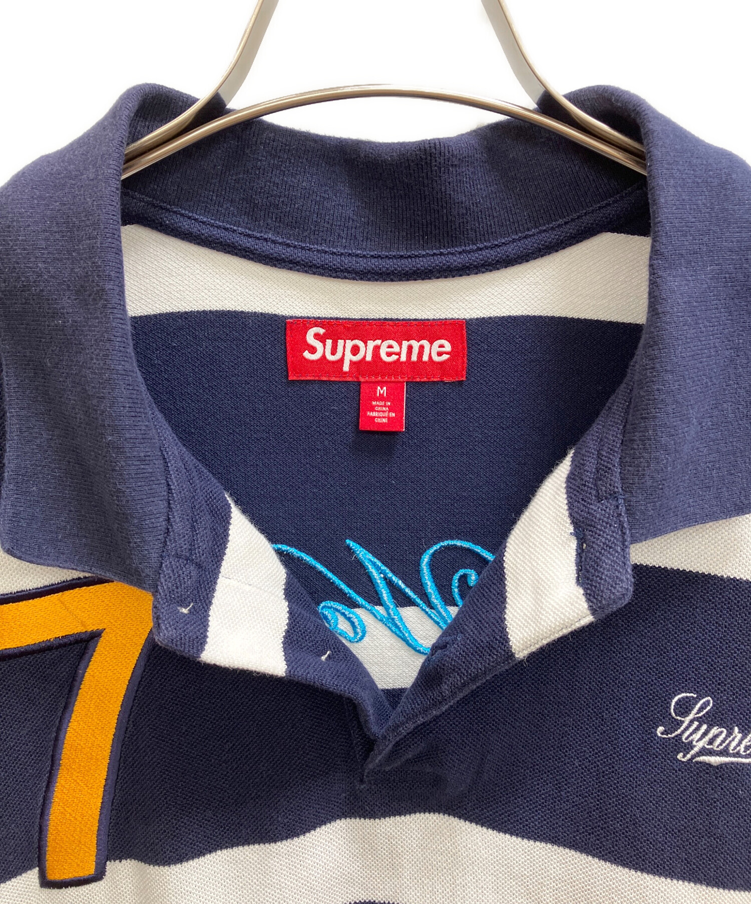 中古・古着通販】Supreme (シュプリーム) Cursive Polo ネイビー