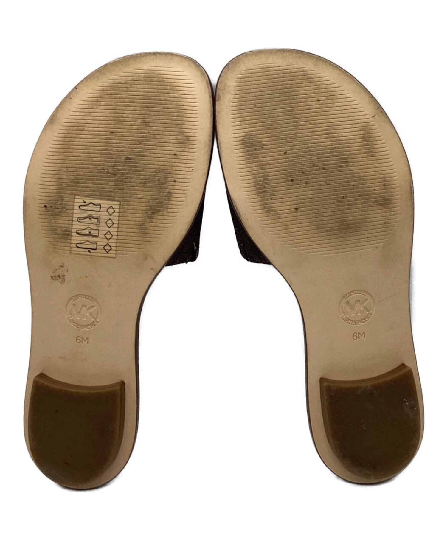 中古・古着通販】MICHAEL KORS (マイケルコース) ロゴフラットサンダル