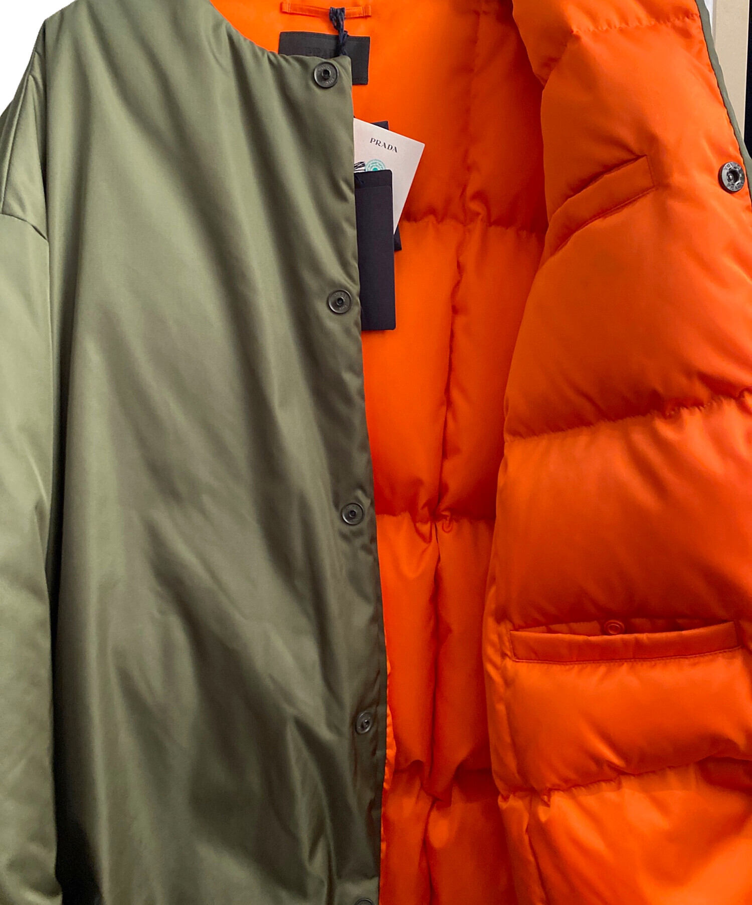 中古・古着通販】PRADA (プラダ) RE-NYLON OVERSIZED BOMBER JACKET