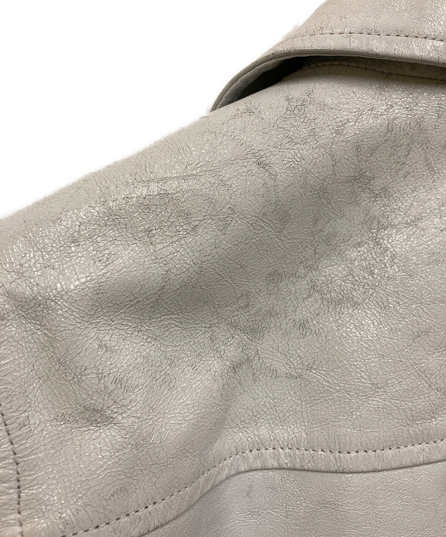 中古・古着通販】GOLDEN GOOSE (ゴールデングース) レザーダブル