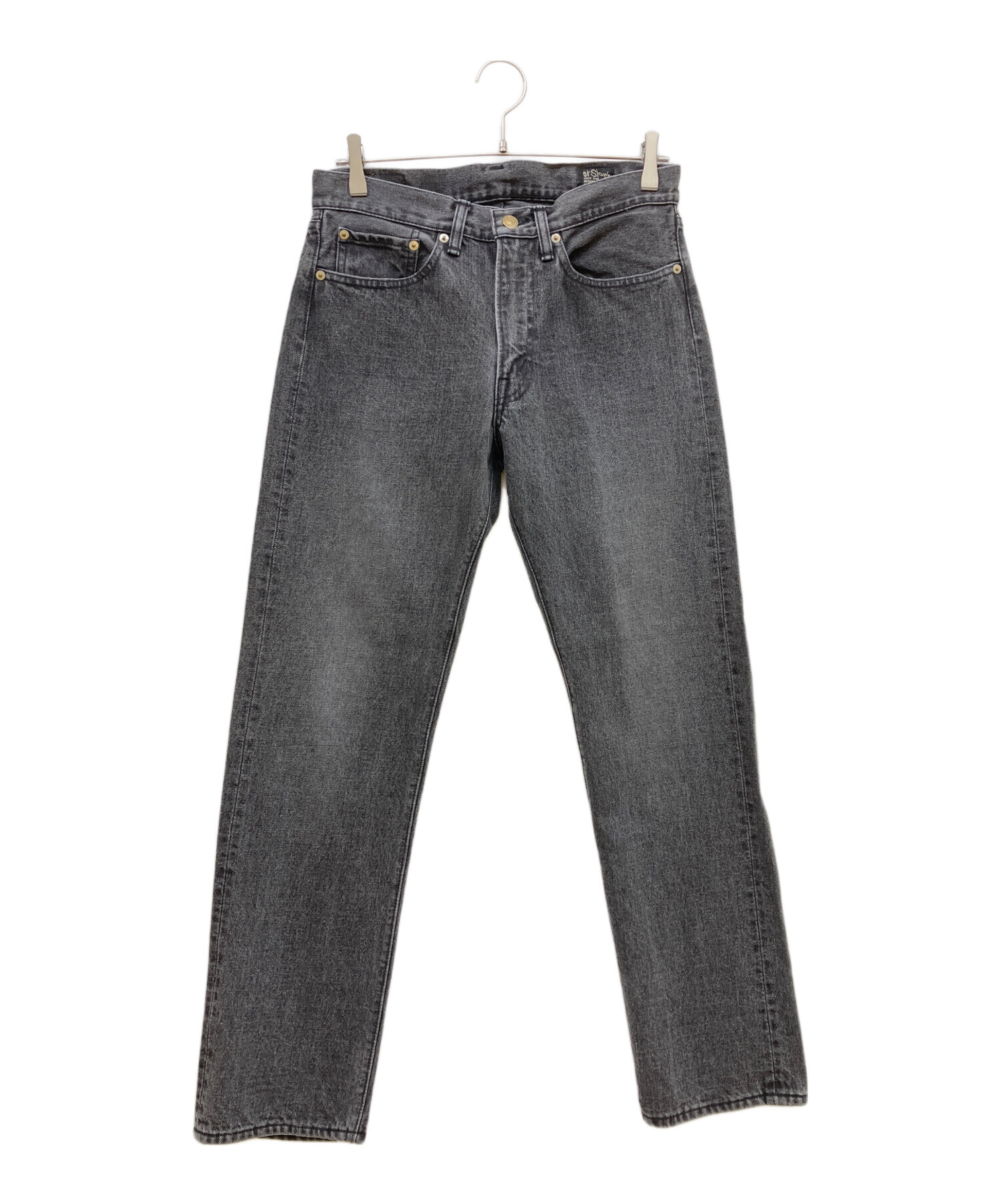 中古・古着通販】orSlow (オアスロウ) 107 デニムパンツ グレー サイズ 