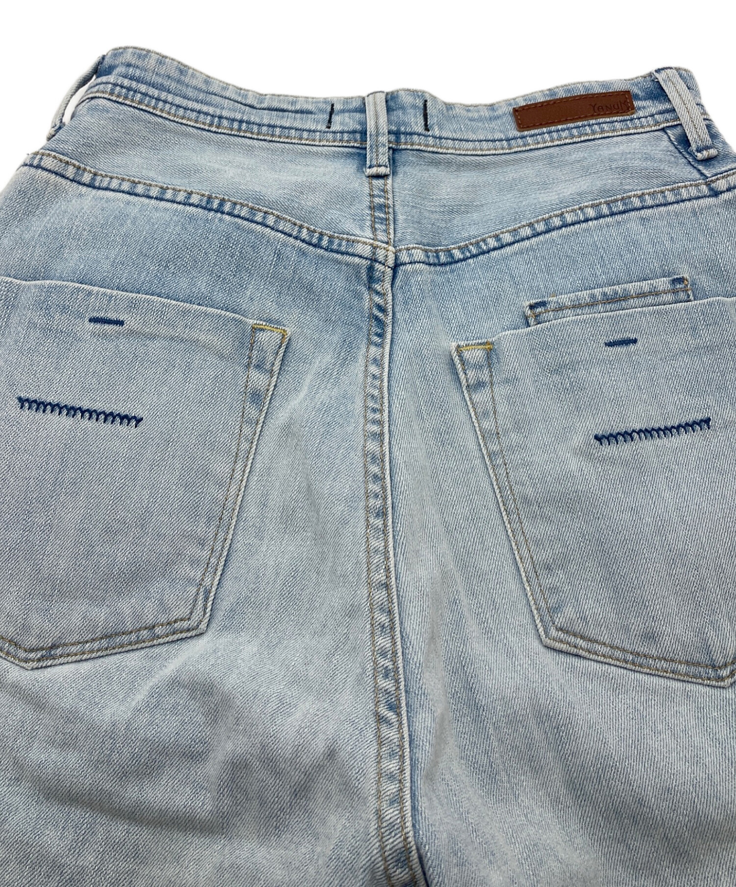 中古・古着通販】YANUK (ヤヌーク) ルースストレート JOANデニムパンツ