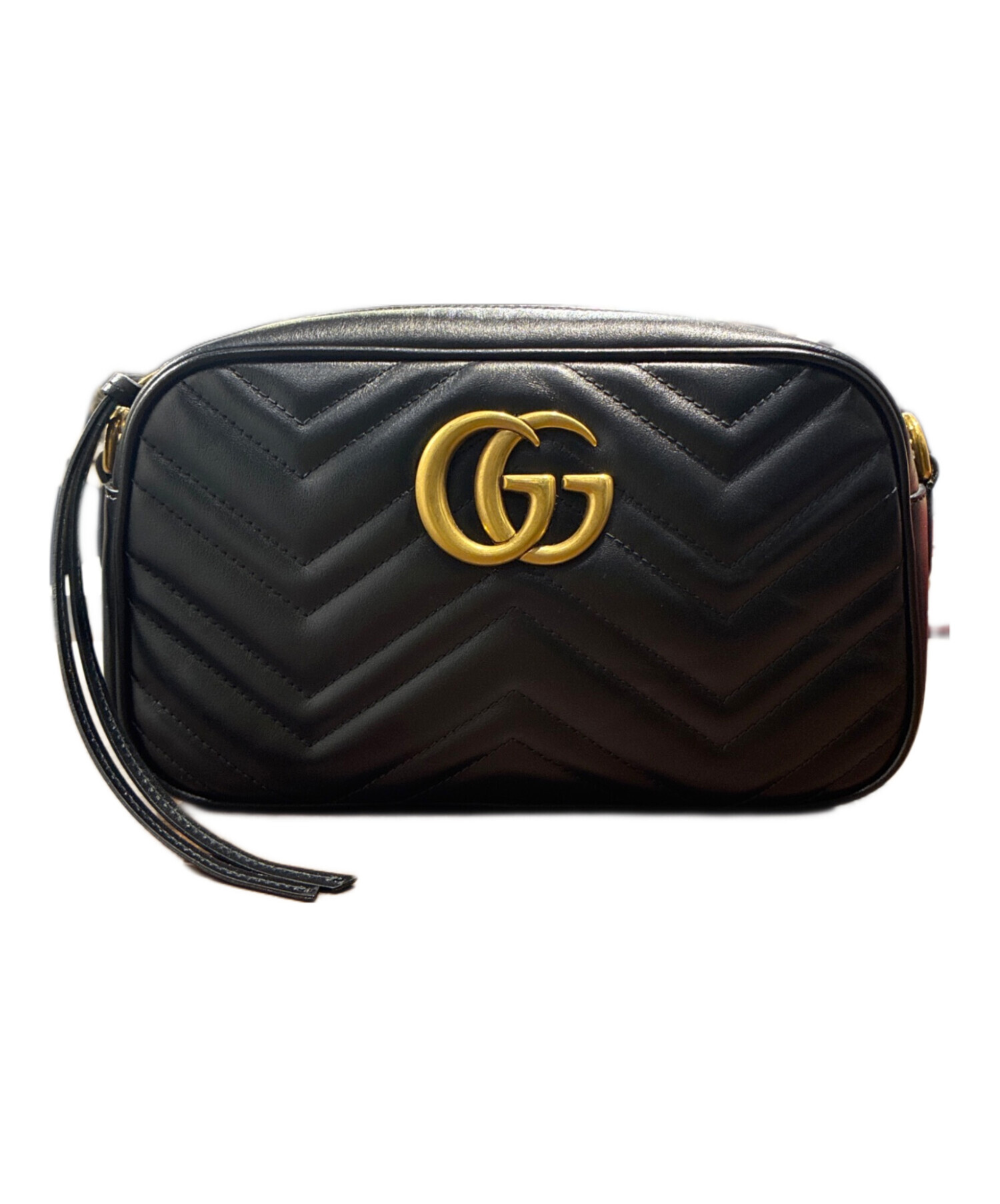 中古・古着通販】GUCCI (グッチ) ショルダーバッグ ブラック サイズ