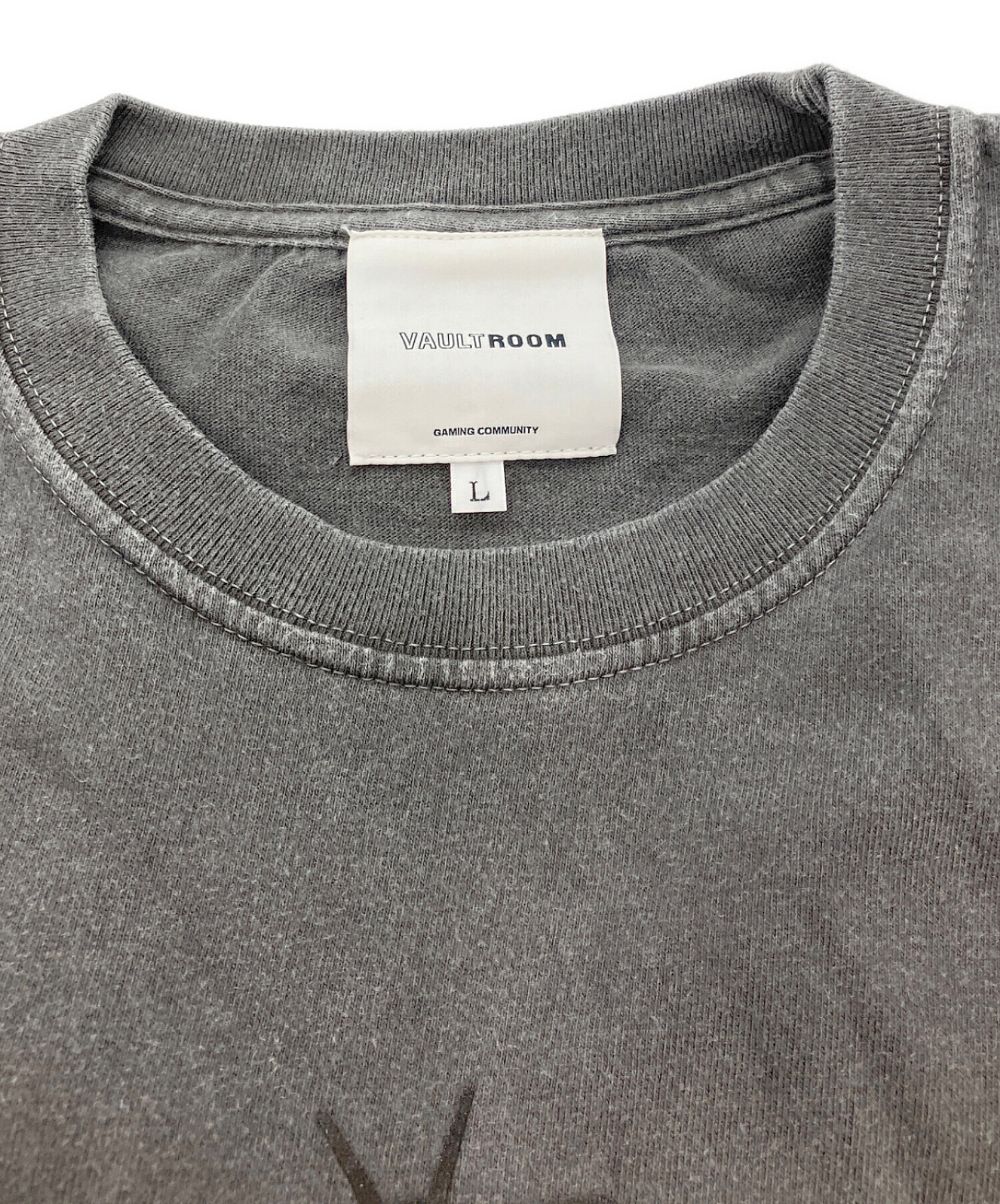 Vaultroom × LAPKARU L/S TEE / BLACK M