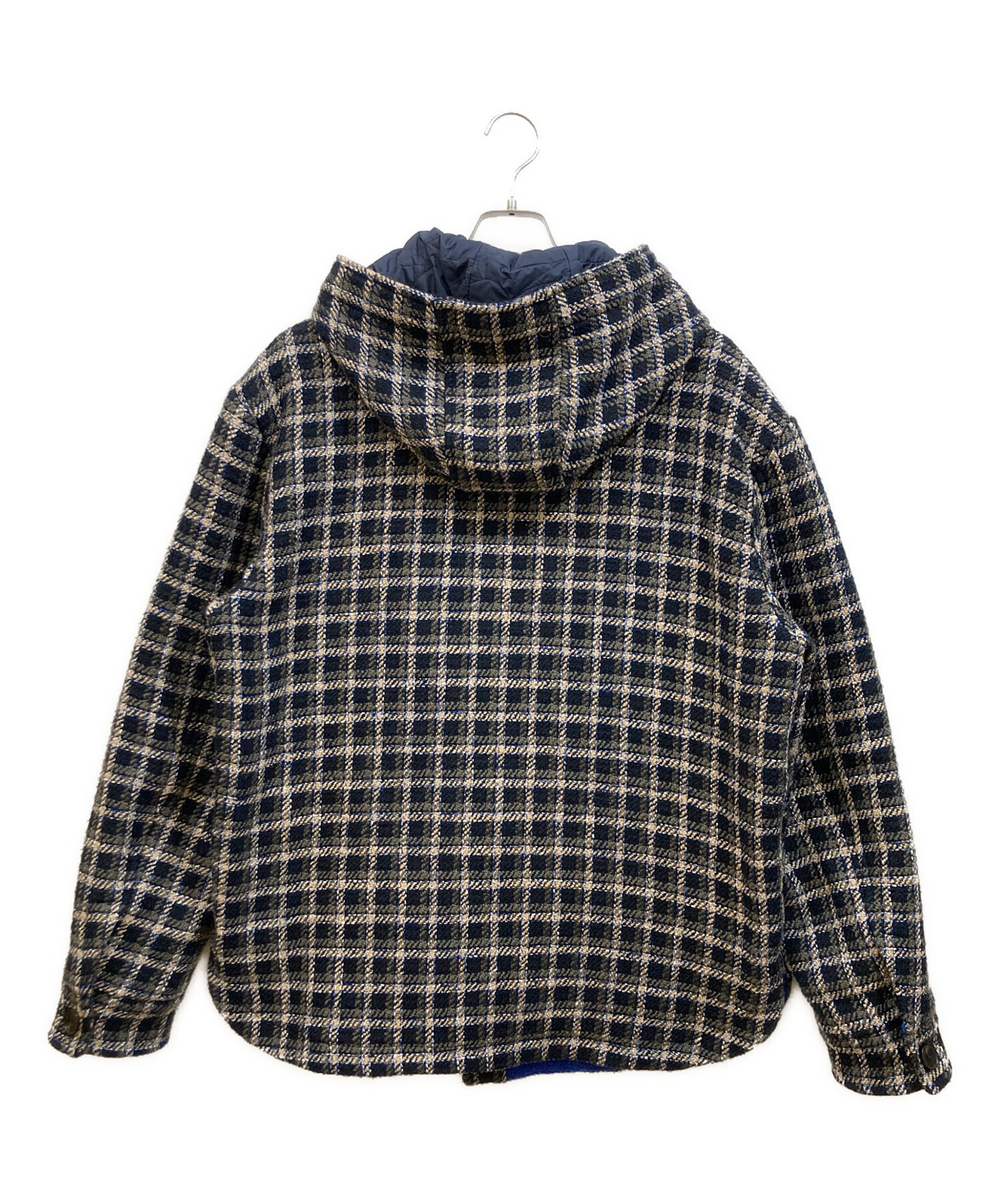 【極美品】エトロ ETRO 総柄 ナイロンフードジャケット 3XL ビックサイズ 中古・古着通販】ETRO (エトロ) ジャガードフーデッドジャケット