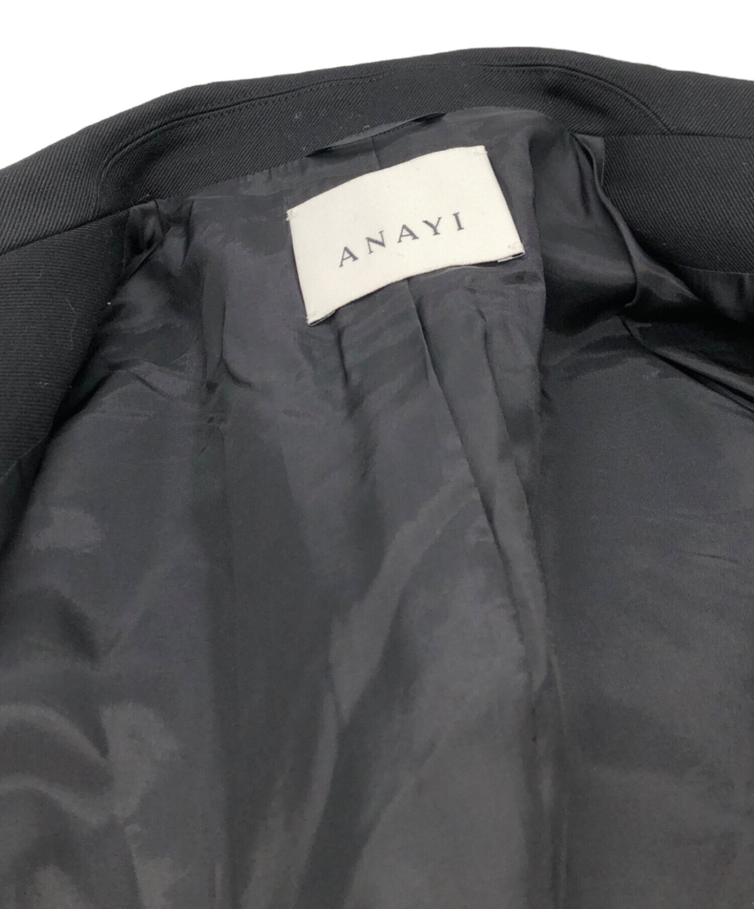 中古・古着通販】ANAYI (アナイ) ドライツイルピークド ジャケット
