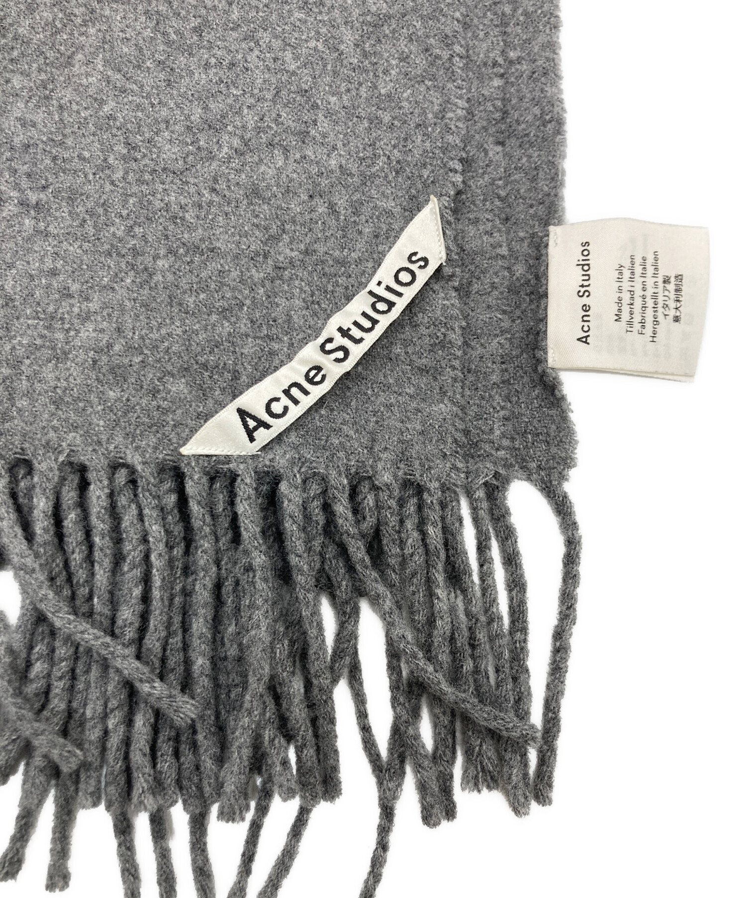 【新品・未使用】Acne Studios ウールマフラー 中古・古着通販】ACNE STUDIOS (アクネ ストゥディオス) ウール