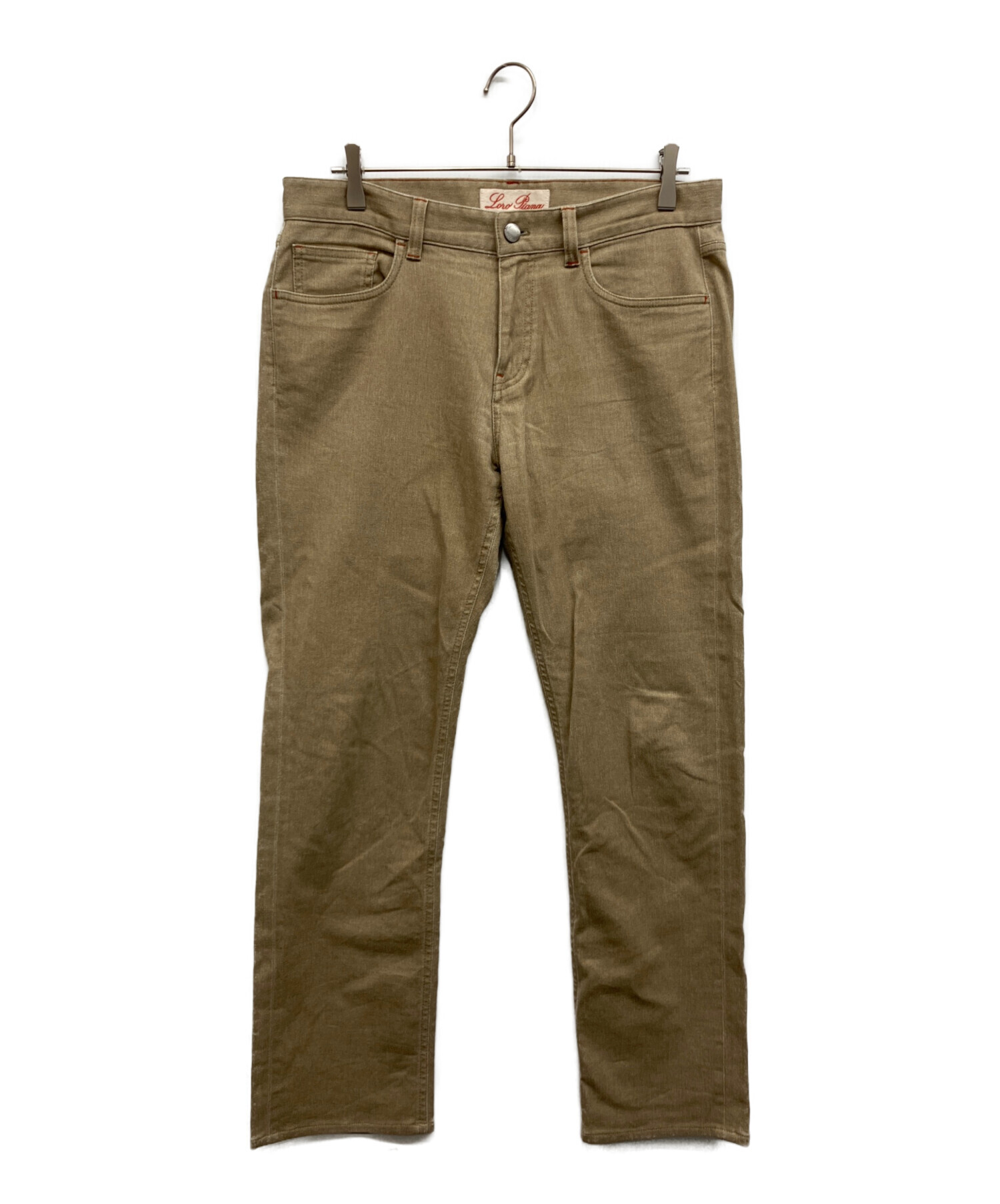 Loro Piana ロロピアーナ　デニムパンツ　ベージュ30 ストレッチ 中古・古着通販】LORO PIANA (ロロピアーナ) ストレッチデニムパンツ