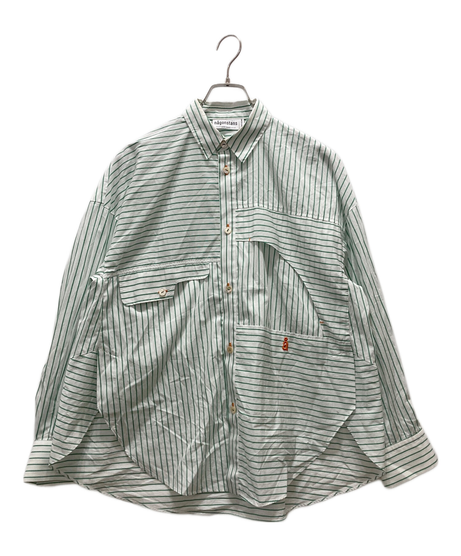 中古・古着通販】nagonstans (ナゴンスタンス) ストライプ ラウンド 