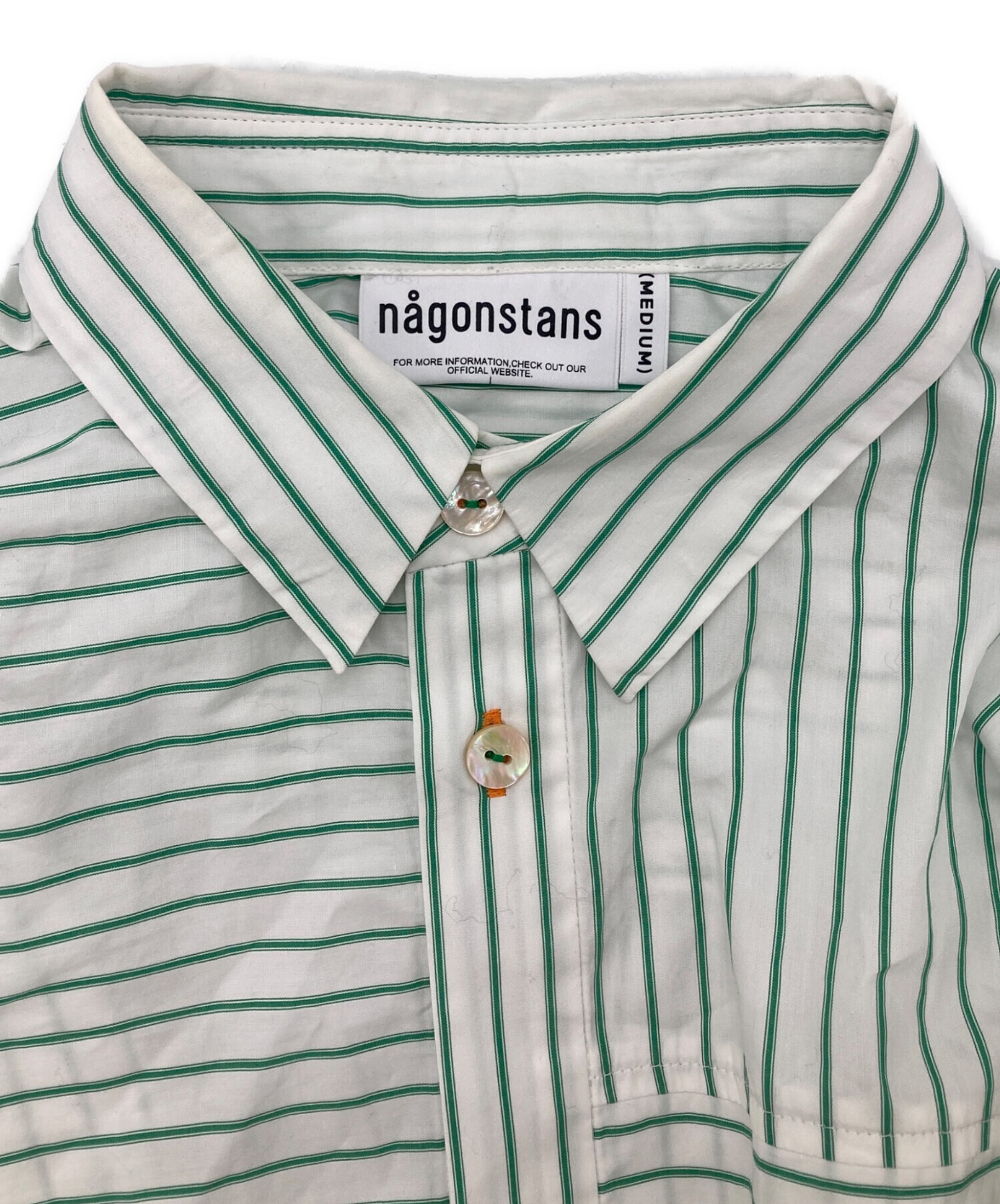 中古・古着通販】nagonstans (ナゴンスタンス) ストライプ ラウンド 