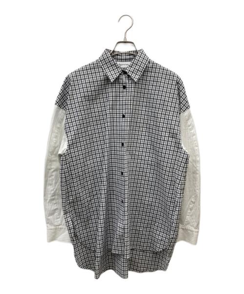 美品　ナゴンスタンス nagonstans タイプライターシャツ 中古・古着通販】nagonstans (ナゴンスタンス) タイプライターcheck