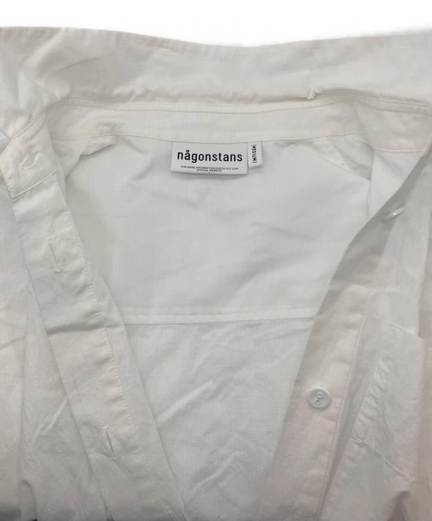 中古・古着通販】nagonstans (ナゴンスタンス) シャツ ホワイト サイズ