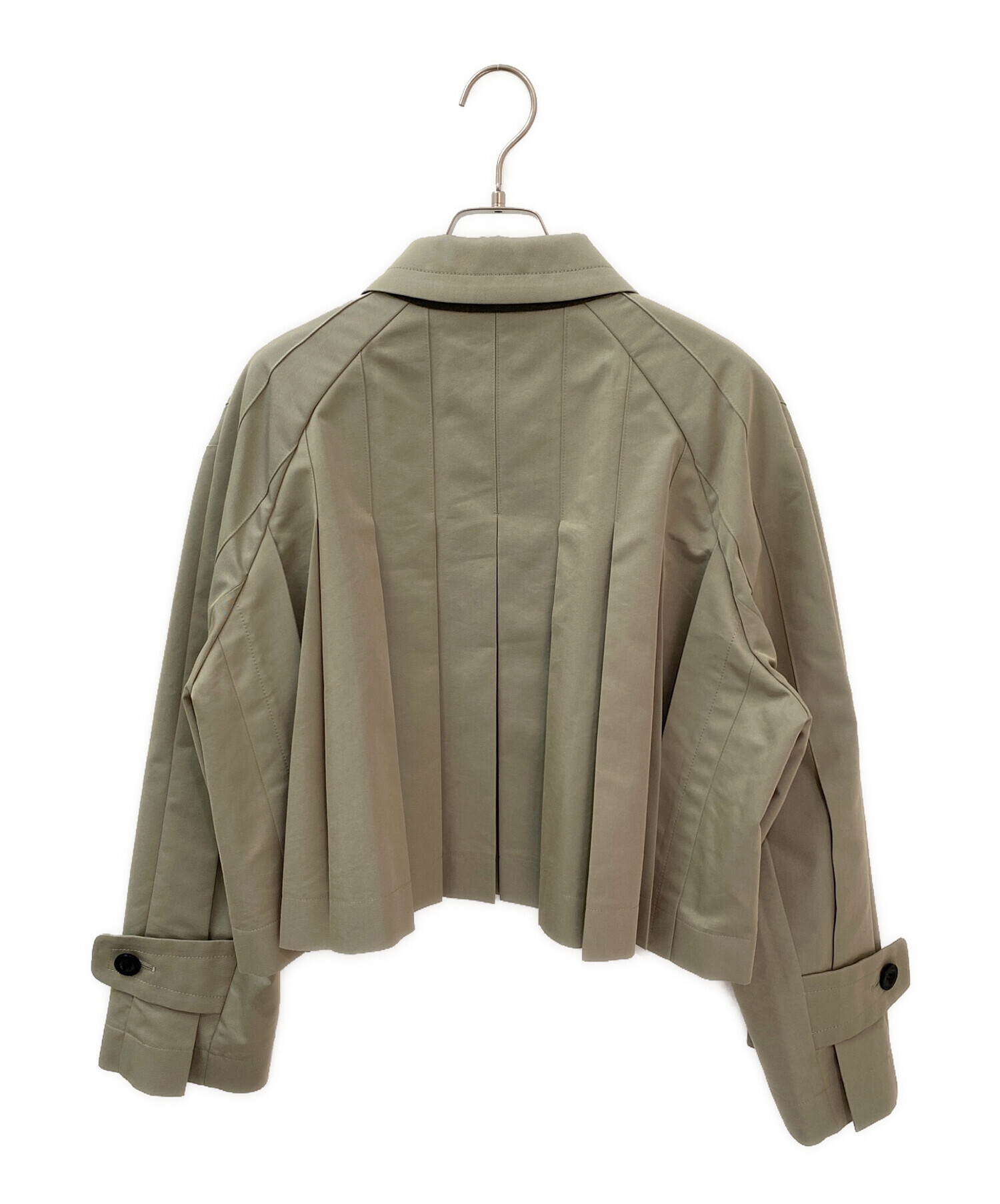 中古・古着通販】sacai (サカイ) Cotton Gabardine Blouson オリーブ