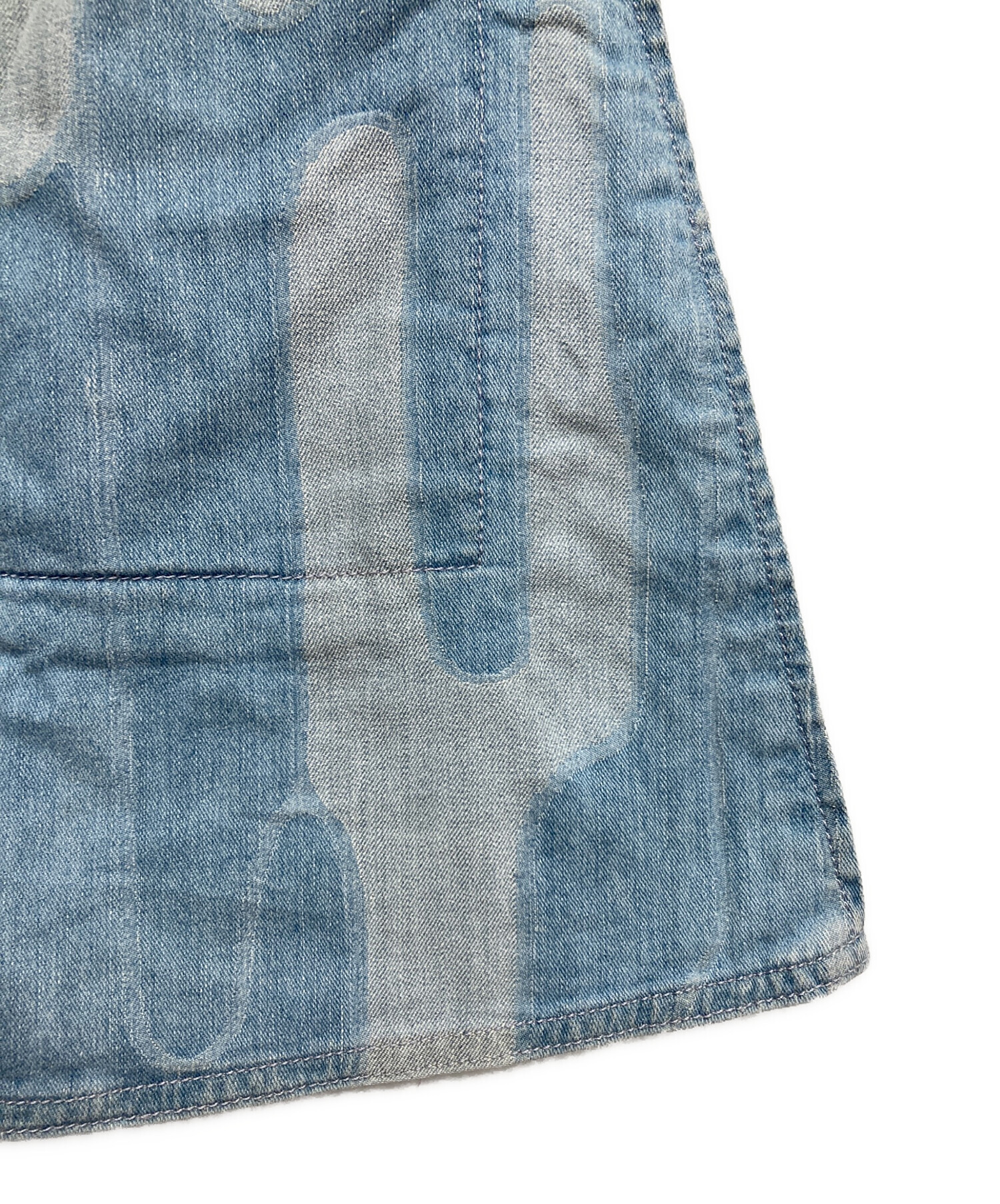中古・古着通販】KENZO (ケンゾー) パターンデニムスカート インディゴ 