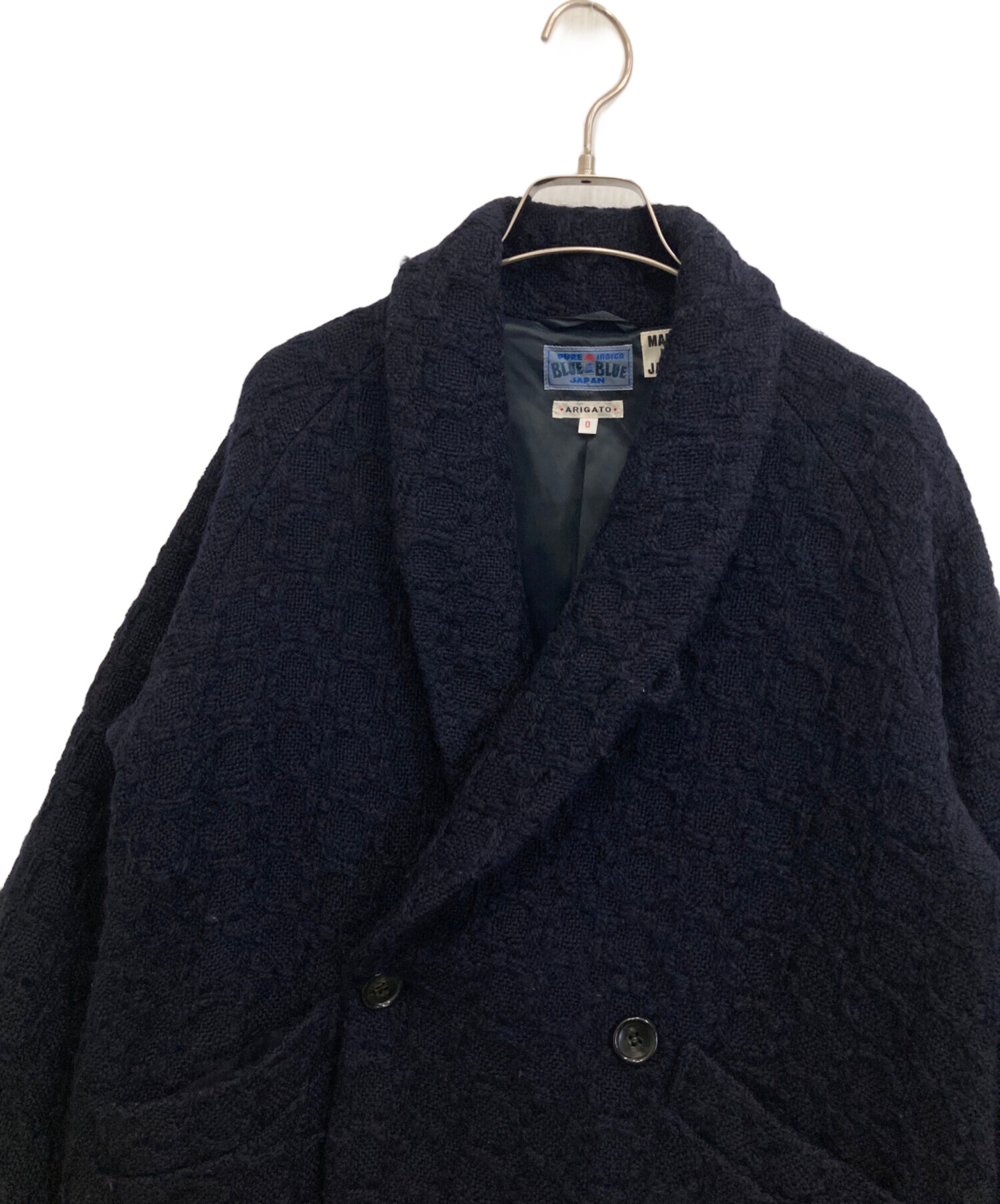 中古・古着通販】BLUE BLUE (ブルーブルー) ショールカラーコート