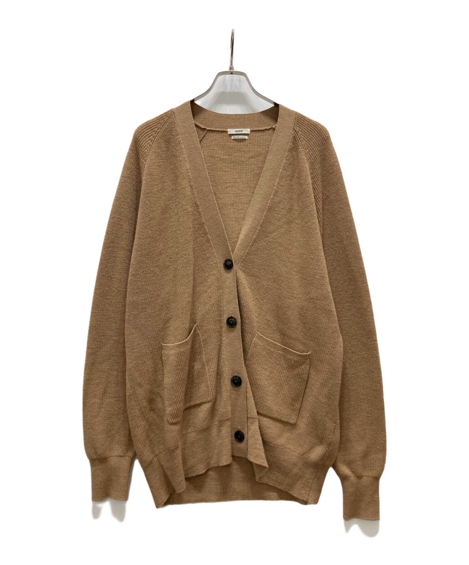 中古・古着通販】SCENTOF (セントオブ) ルーズカーディガン キャメル