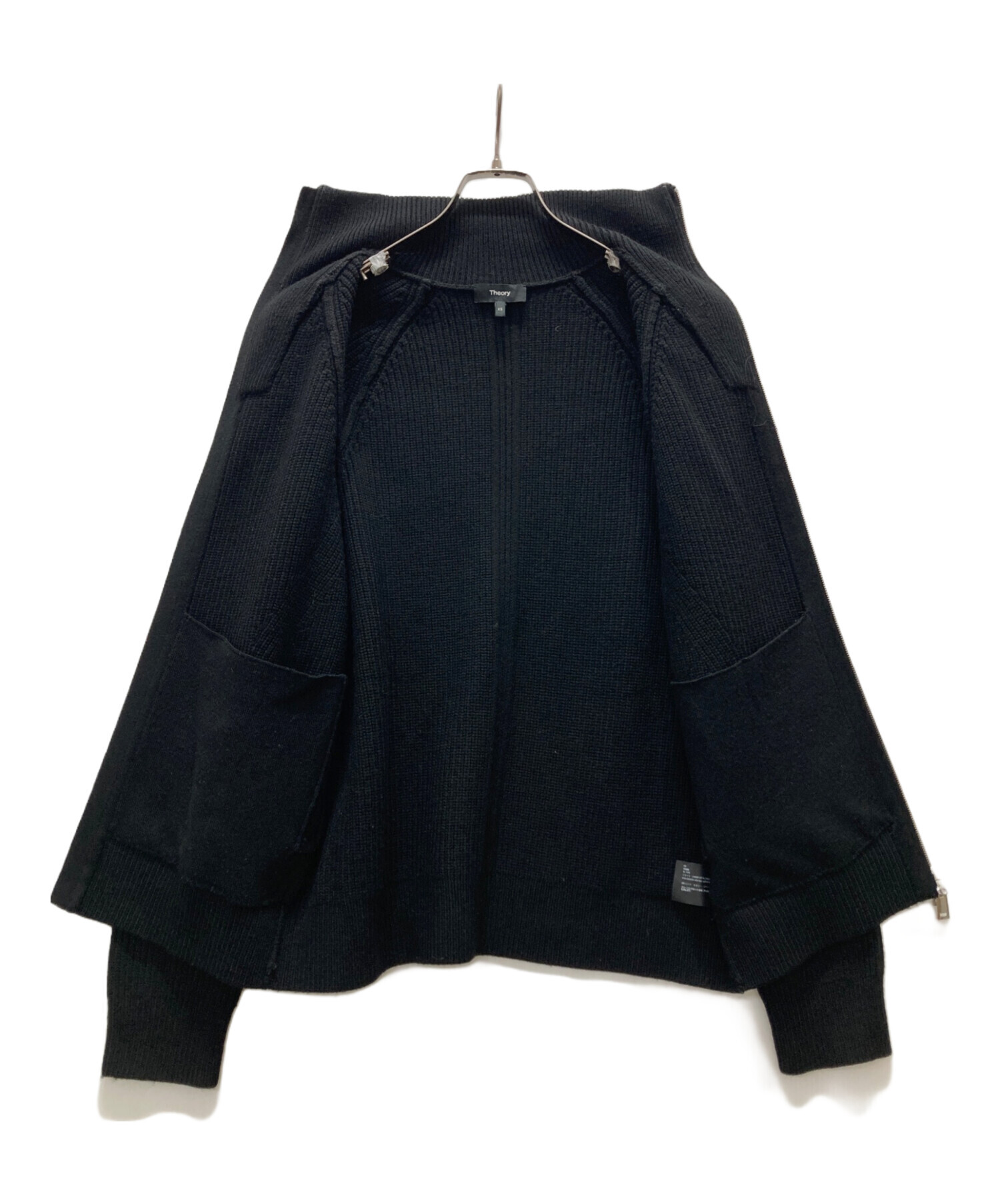 中古・古着通販】theory (セオリー) ドライバーズニット ブラック