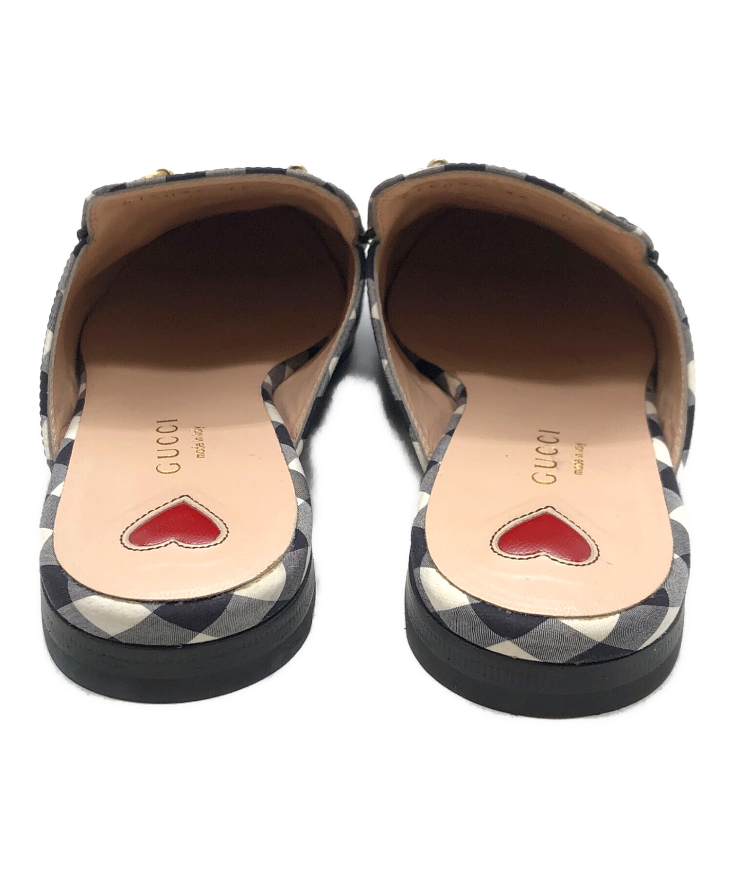 中古・古着通販】GUCCI (グッチ) ホースビットギンガムチェック 