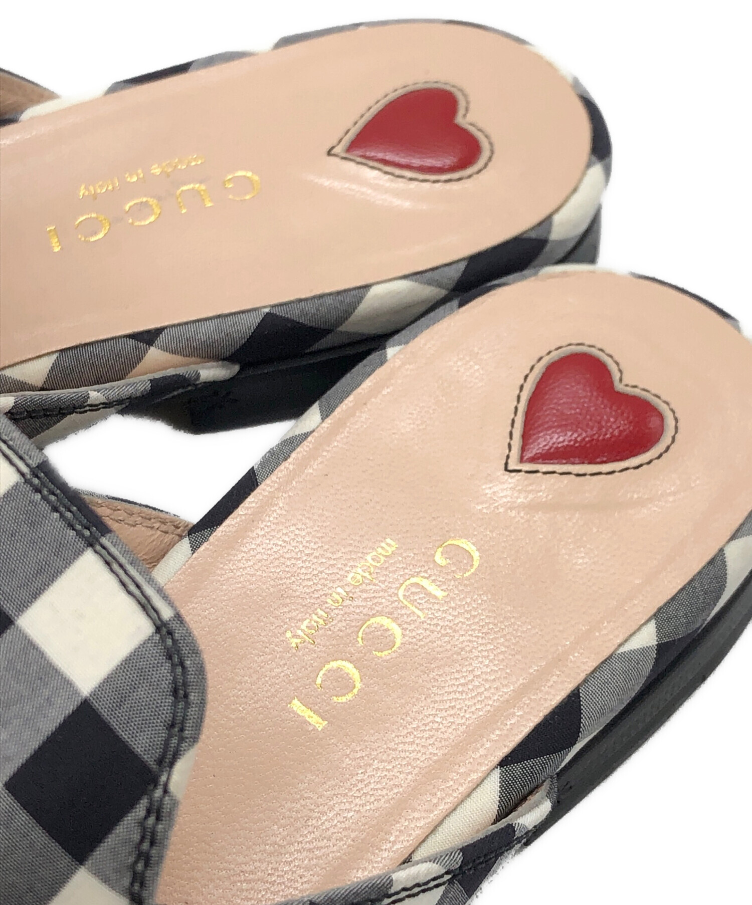 中古・古着通販】GUCCI (グッチ) ホースビットギンガムチェック 