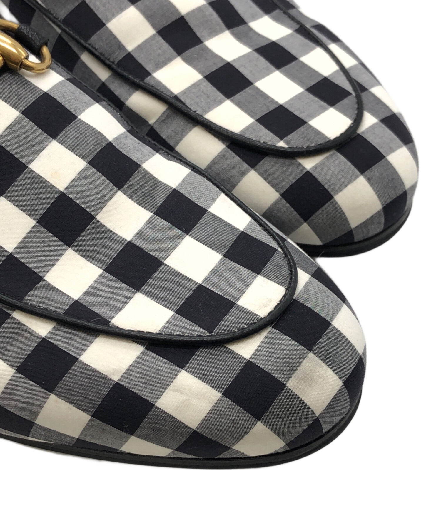 中古・古着通販】GUCCI (グッチ) ホースビットギンガムチェック 