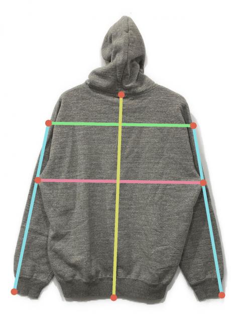 中古・古着通販】UNUSED (アンユーズド) Sweat Hoodie グレー サイズ:3