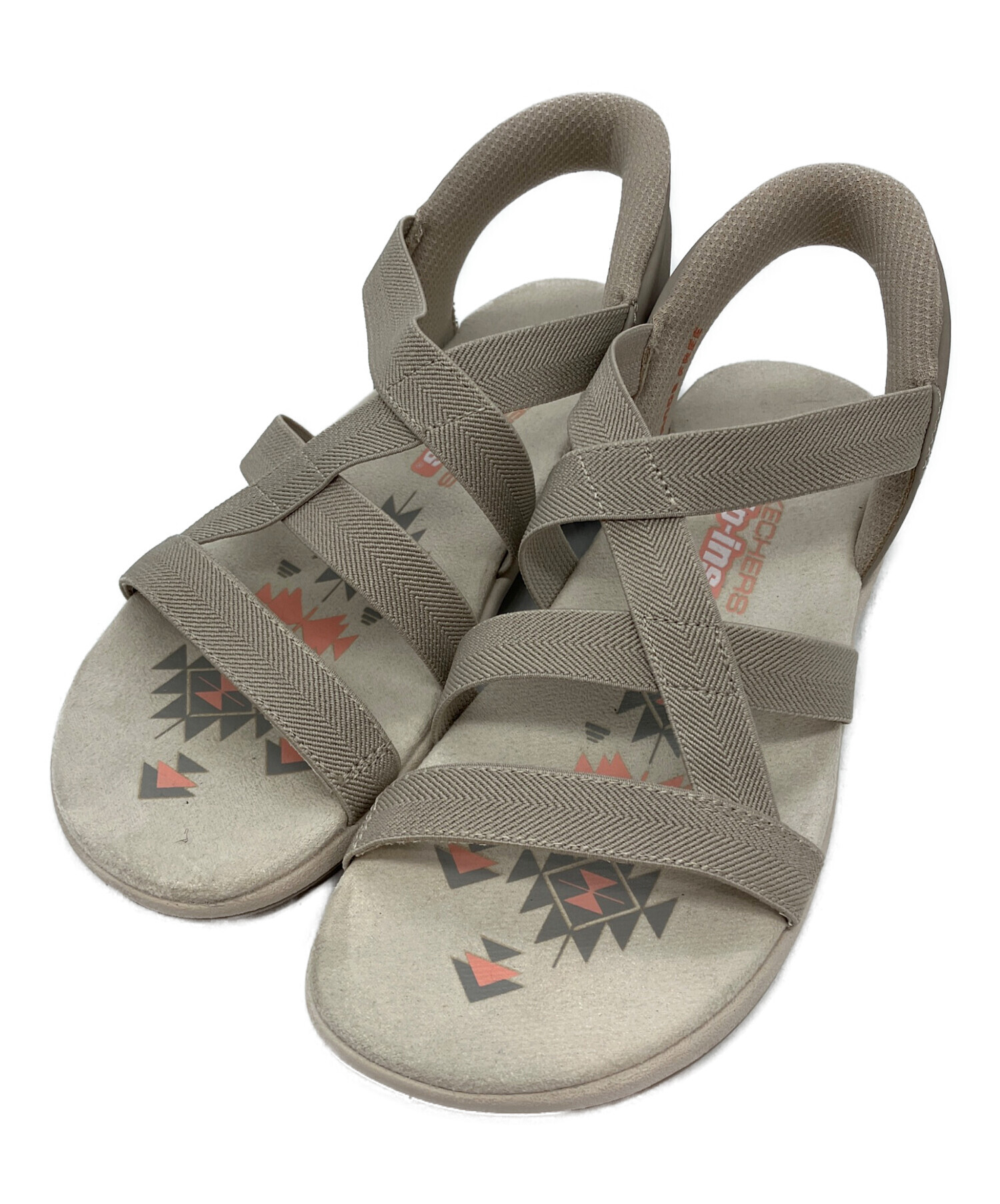 SKECHERS Slip-Ins ベージュ サンダル菜々緒使用 完売品 - メルカリ