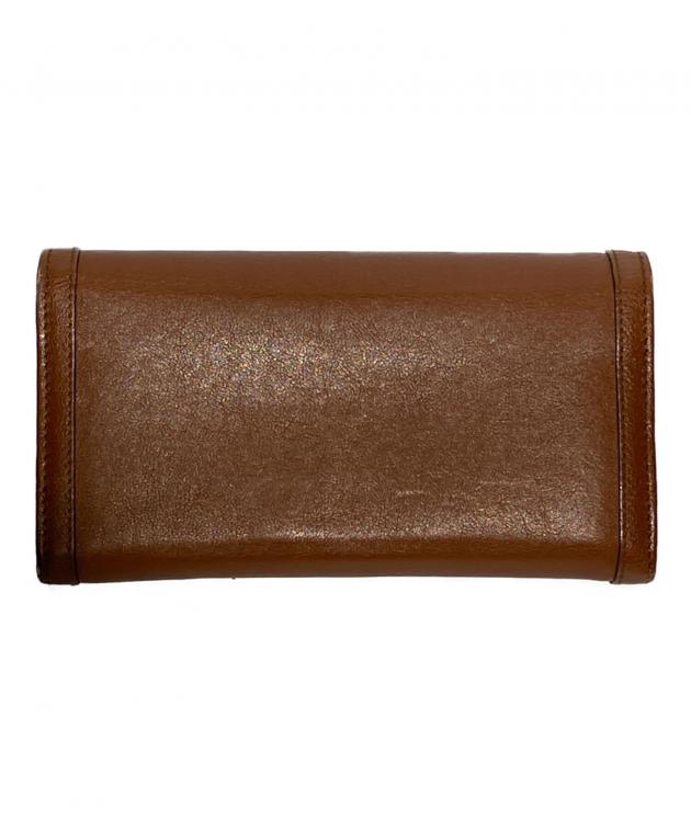 中古・古着通販】GUCCI (グッチ) バンブーチェーンウォレット ブラウン