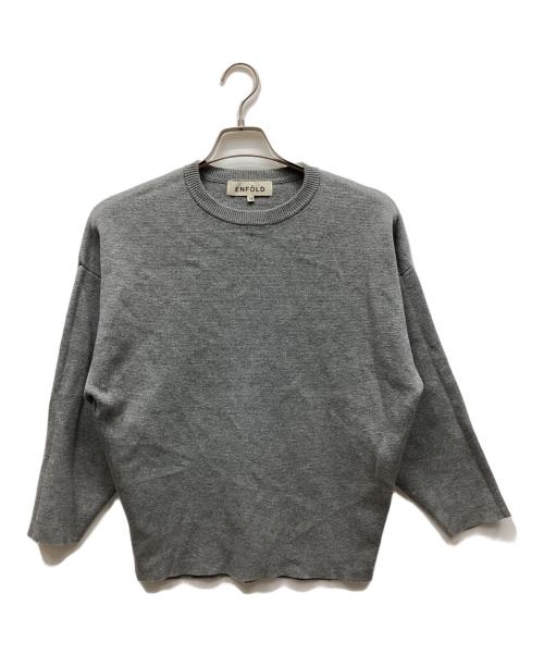 中古・古着通販】ENFOLD (エンフォルド) シルク混ニット グレー サイズ