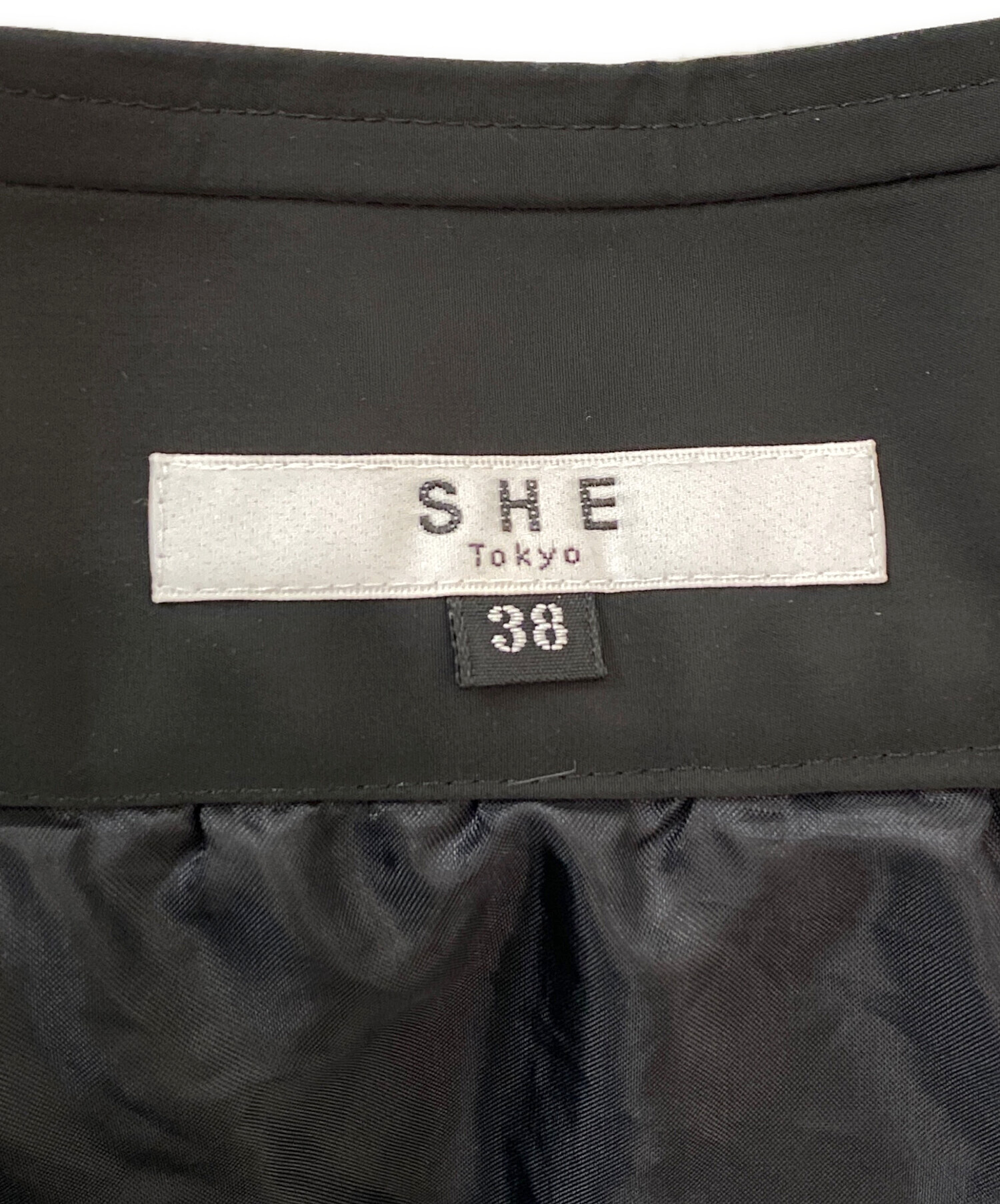 中古・古着通販】SHE TOKYO (シートーキョー) Audrey ブラック サイズ