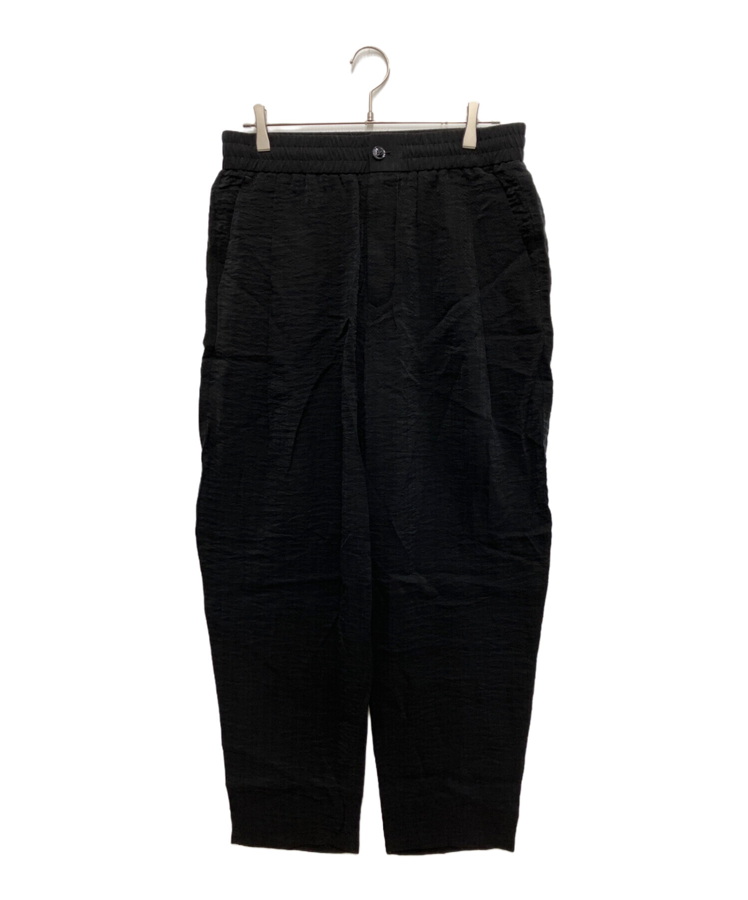 GIORGIO ARMANIブラック スラックス 未使用タグ付ノータック 中古・古着通販】GIORGIO ARMANI (ジョルジョアルマーニ) ノータック