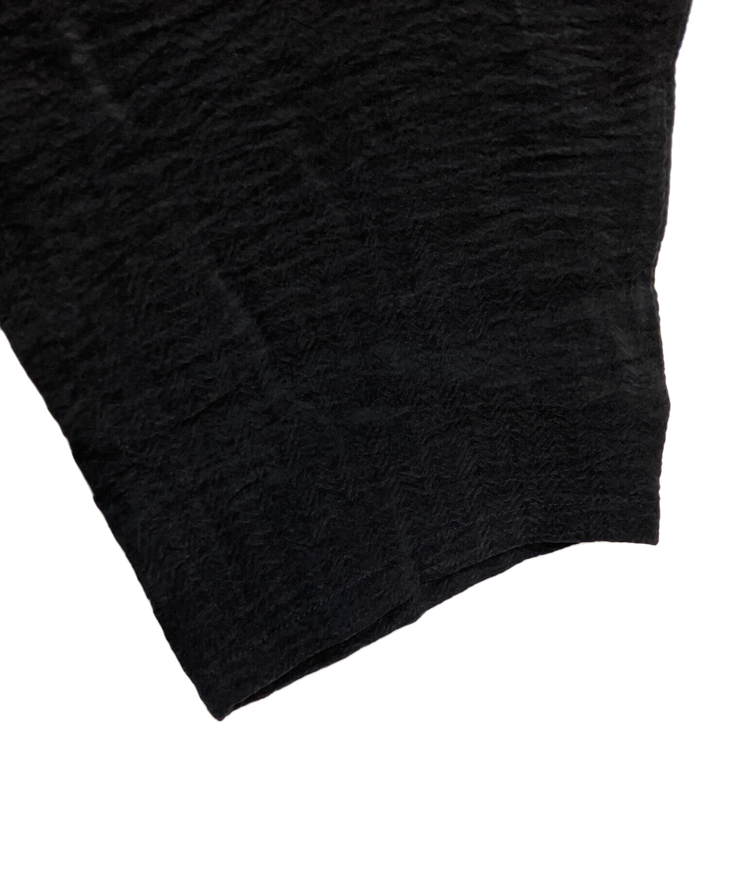 GIORGIO ARMANI アルマーニ 黒ラベル キュプラ ワイドパンツ 52 中古・古着通販】GIORGIO ARMANI (ジョルジョアルマーニ) ノータック