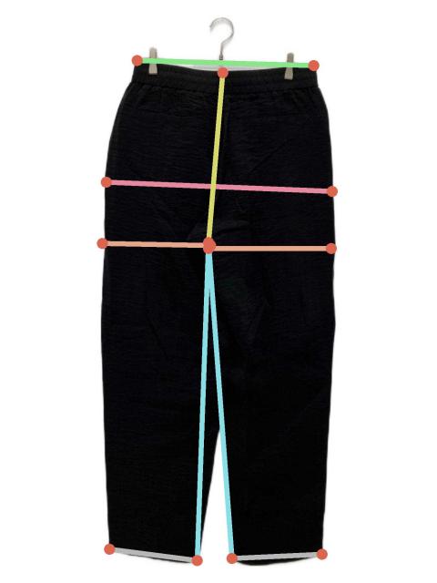 GIORGIO ARMANI アルマーニ 黒ラベル キュプラ ワイドパンツ 52 中古・古着通販】GIORGIO ARMANI (ジョルジョアルマーニ) ノータック