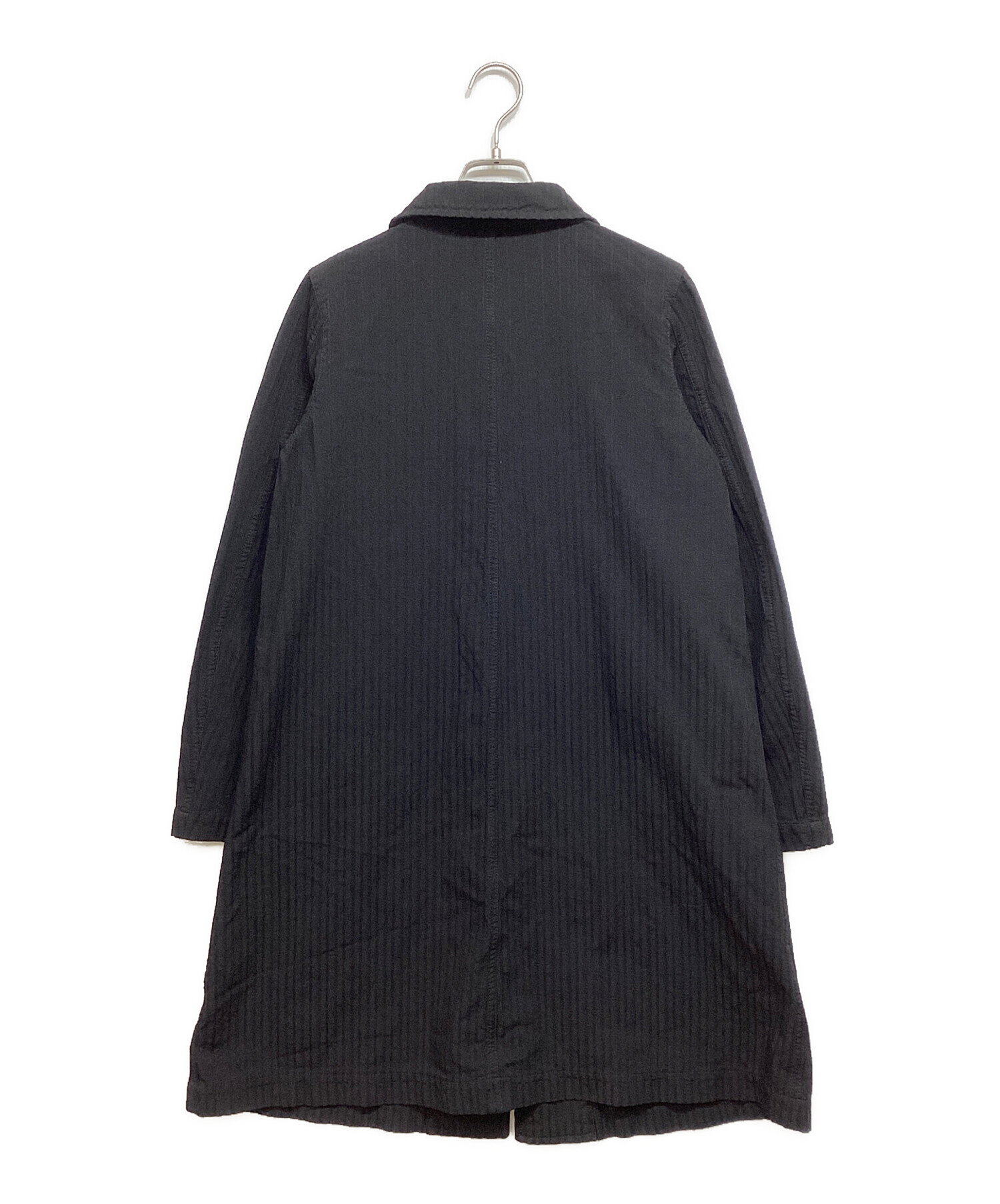 【ブラックコムデギャルソン】 ポリ縮絨 モッズコート 中古・古着通販】COMME des GARCONS COMME des GARCONS
