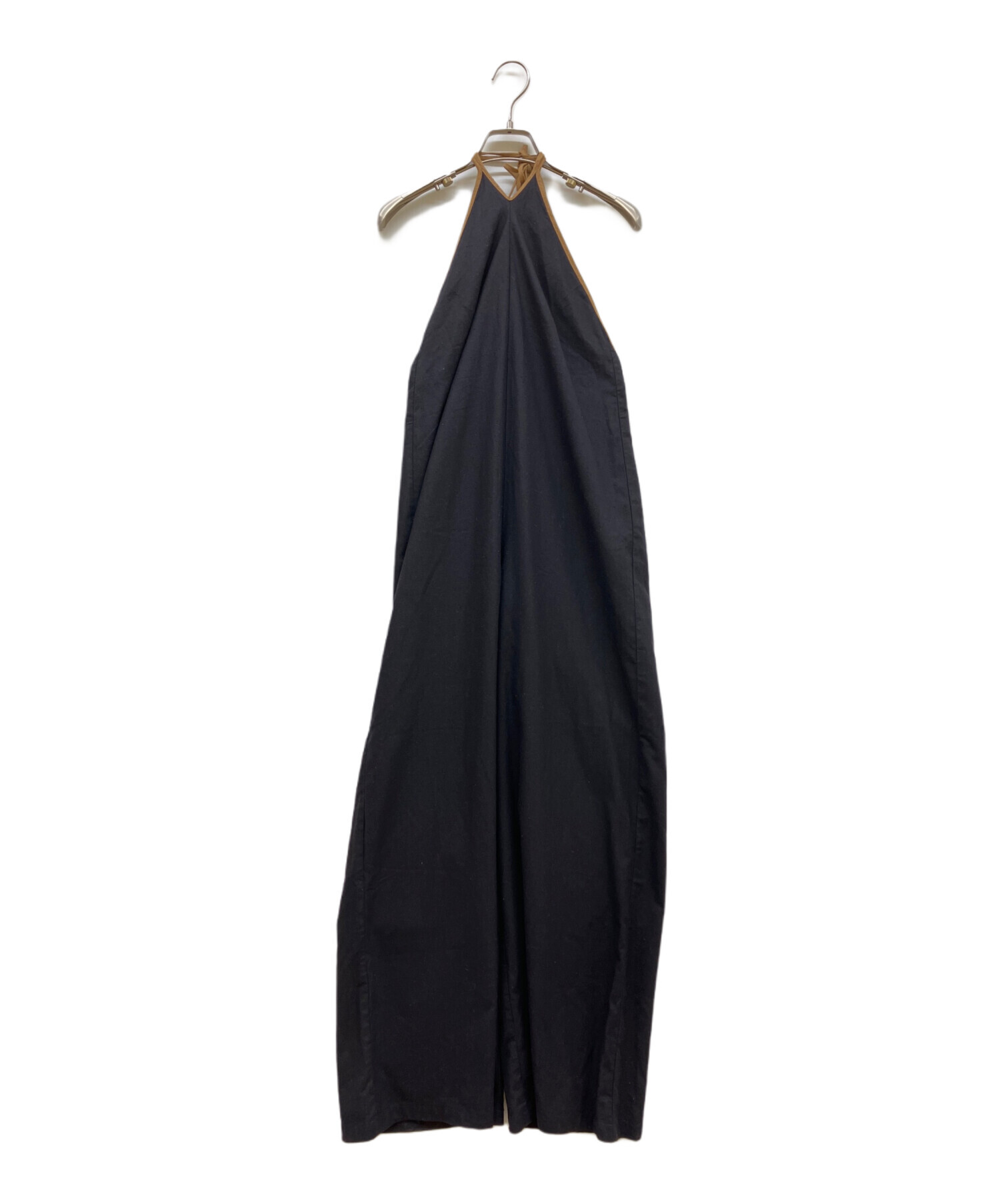 中古・古着通販】BASERANGE (ベースレンジ) MAR JUMPSUIT ブラック
