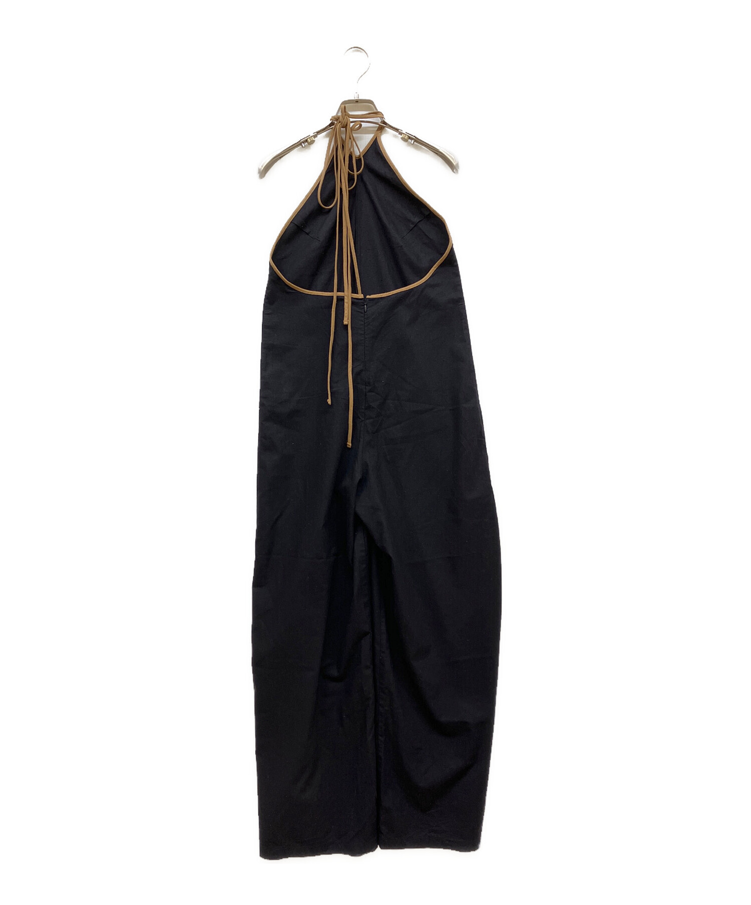 中古・古着通販】BASERANGE (ベースレンジ) MAR JUMPSUIT ブラック