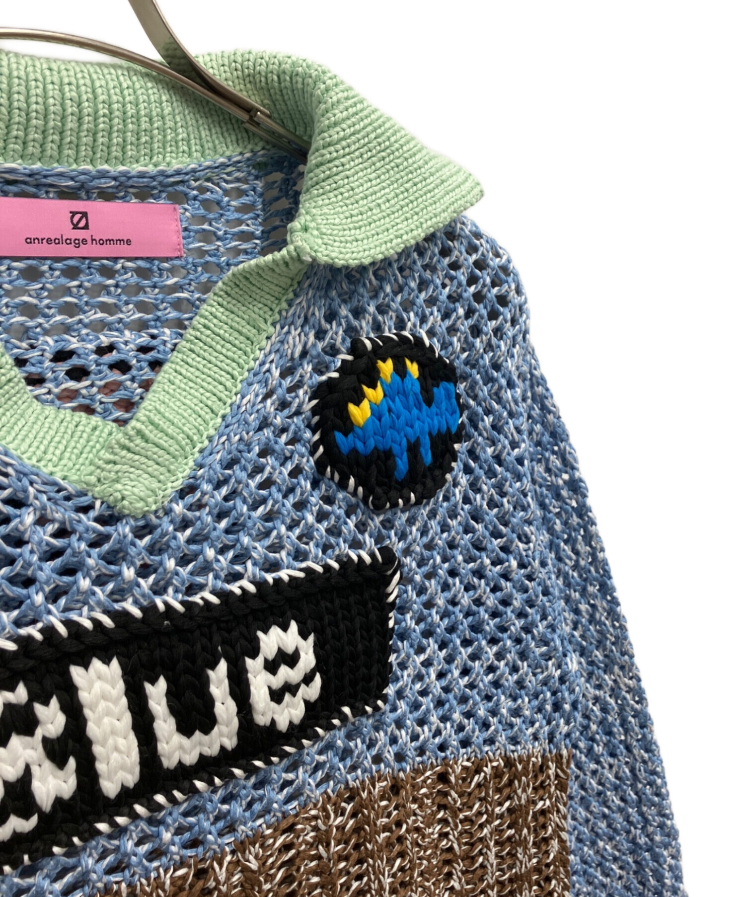 中古・古着通販】anrealage homme (アンリアレイジオム) HAND KNIT