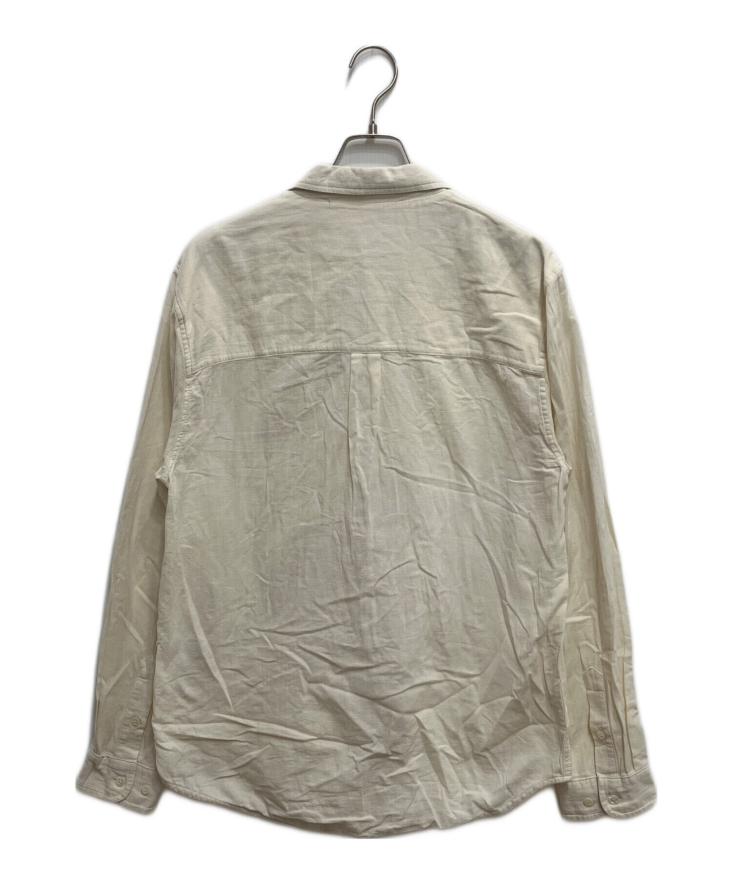 中古・古着通販】Sefr (セファ) LEO コットンボイル シャツ アイボリー