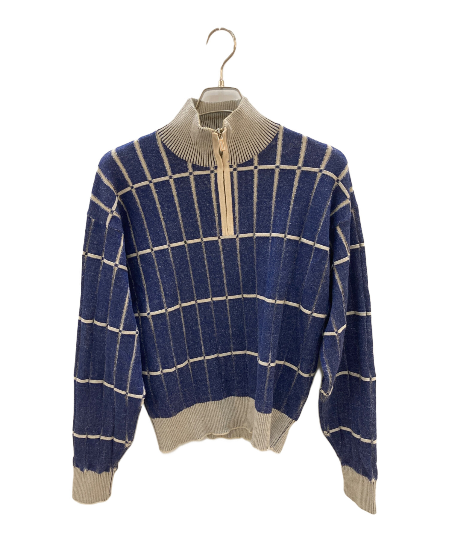 中古・古着通販】jacquemus (ジャックムス) ウールニットジップアップ