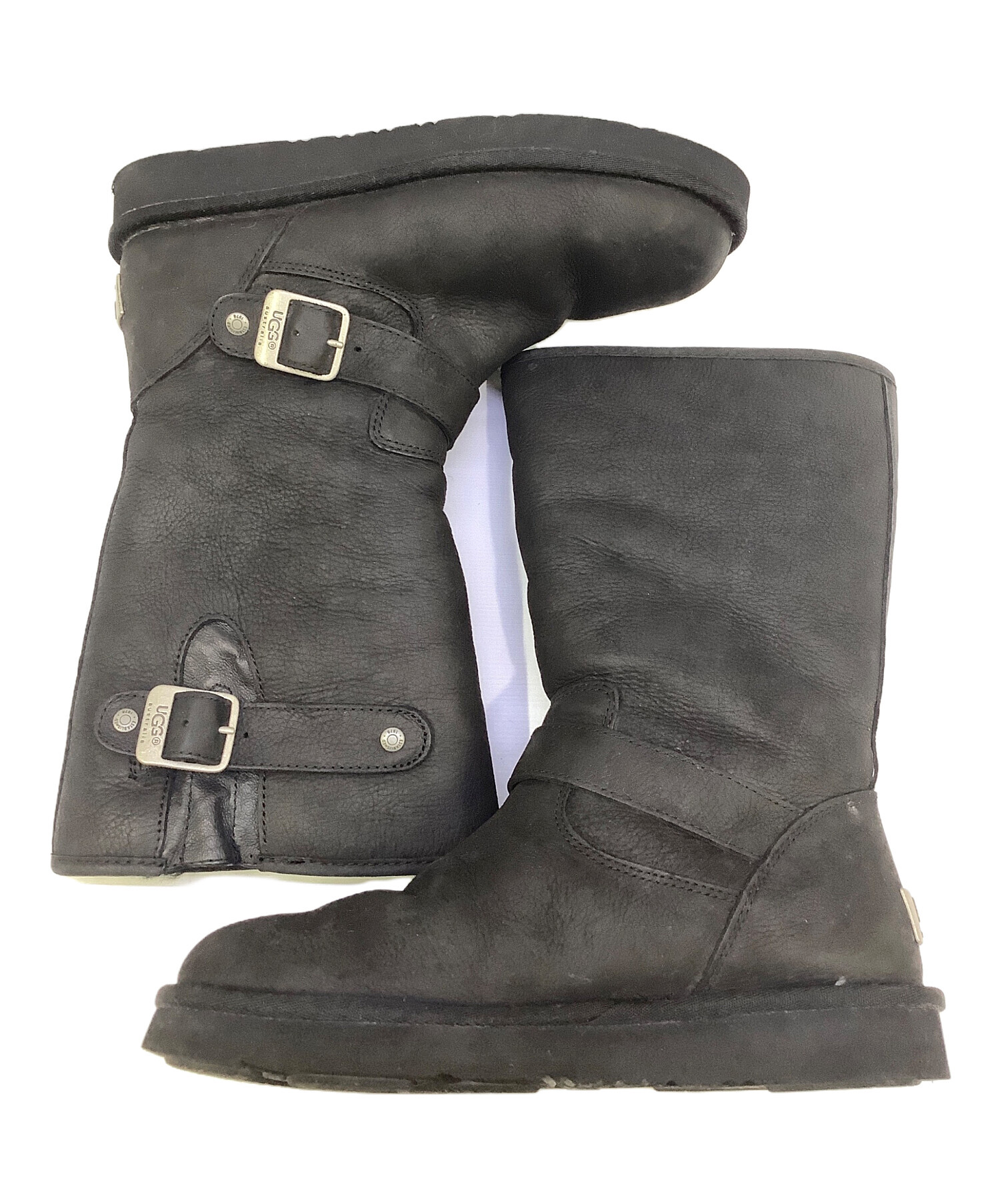 中古・古着通販】UGG (アグ) サッター ムートンブーツ ブラック サイズ