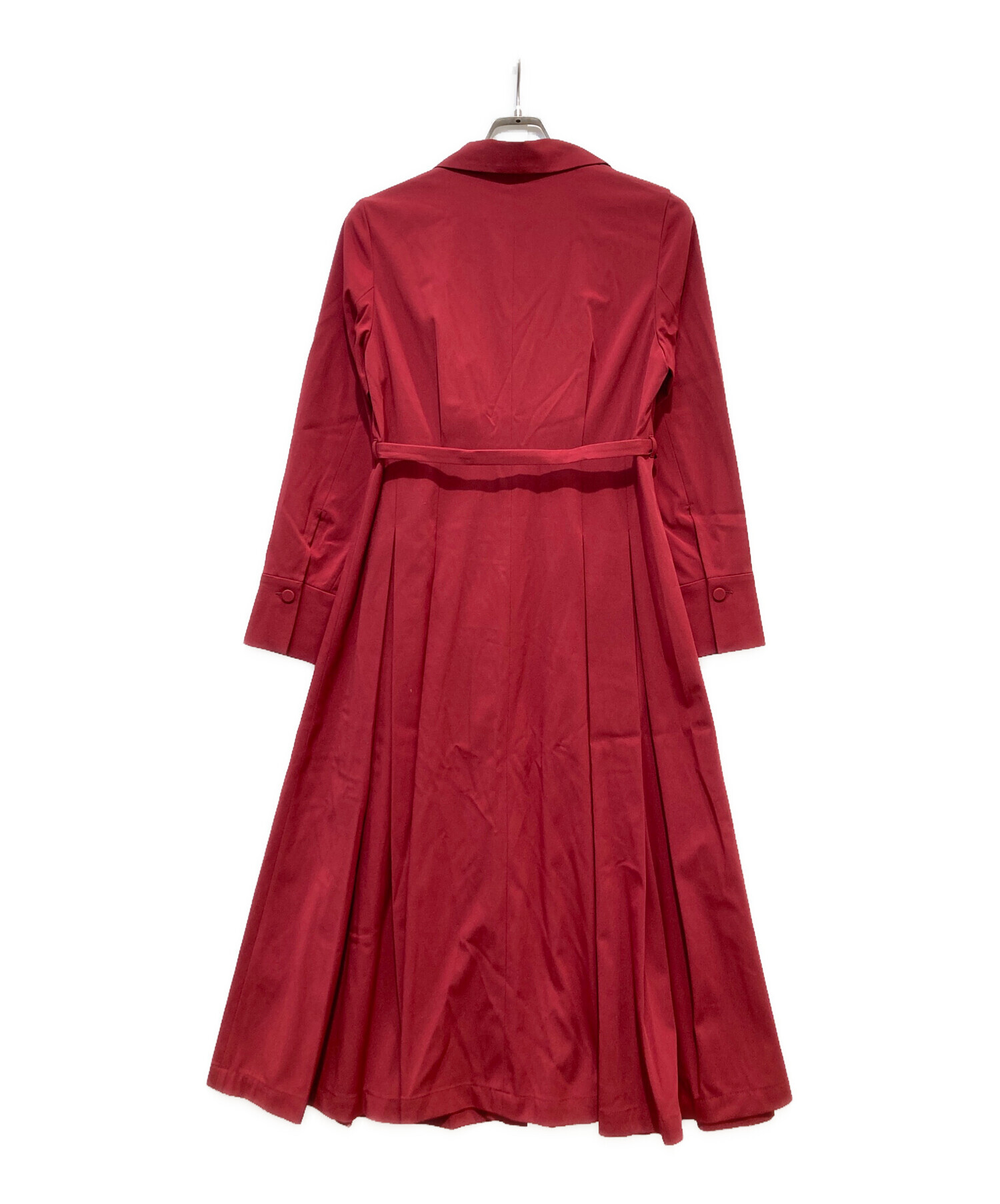 中古・古着通販】UNTITLED (アンタイトル) シャツドレス レッド サイズ 