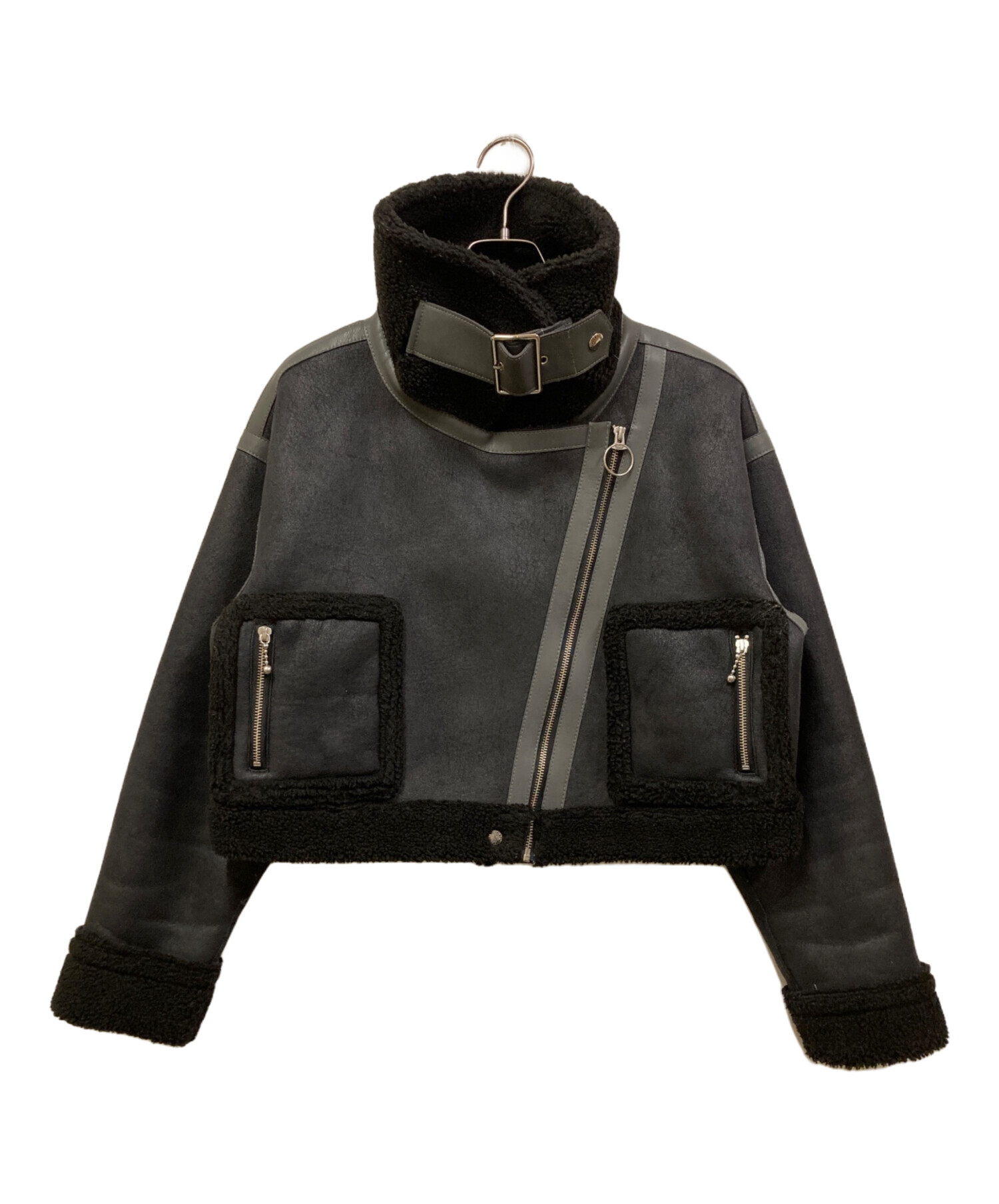 ジャケット・アウター juemi jacket 中古・古着通販】JUEMI (ジュエミ) Seam Tape Short Mouton Jacket