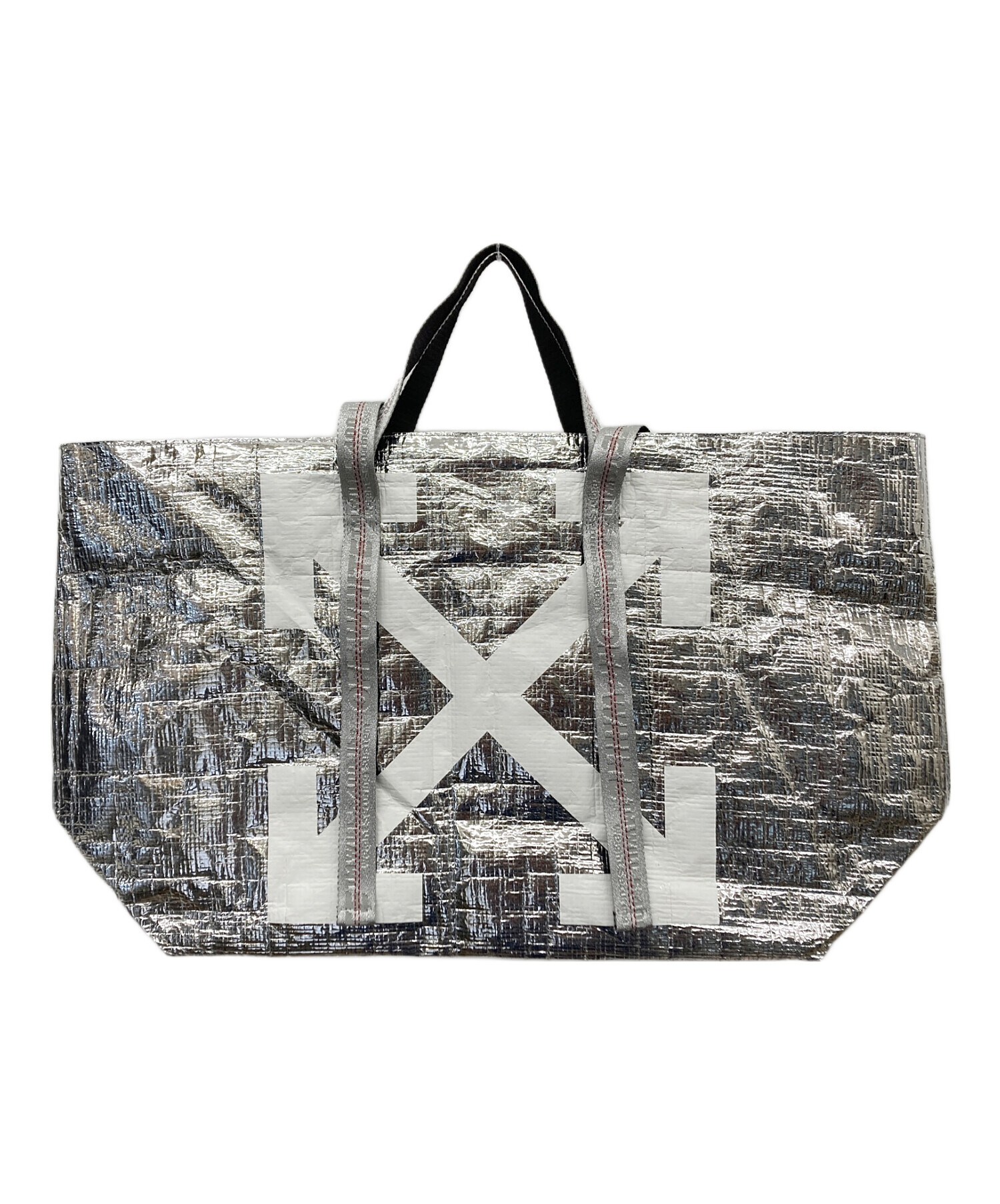 中古・古着通販】OFFWHITE (オフホワイト) Arrows Tote Bag シルバー 